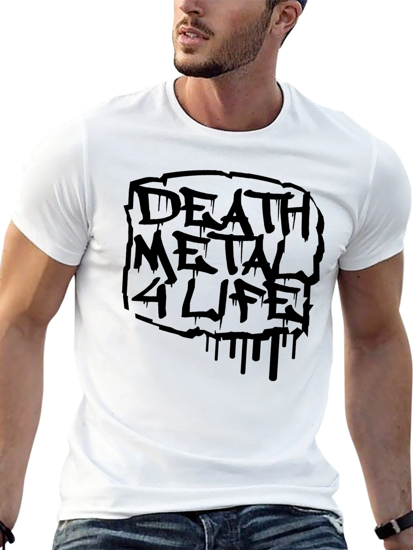 Death Metal 4 Life Graphic Tee