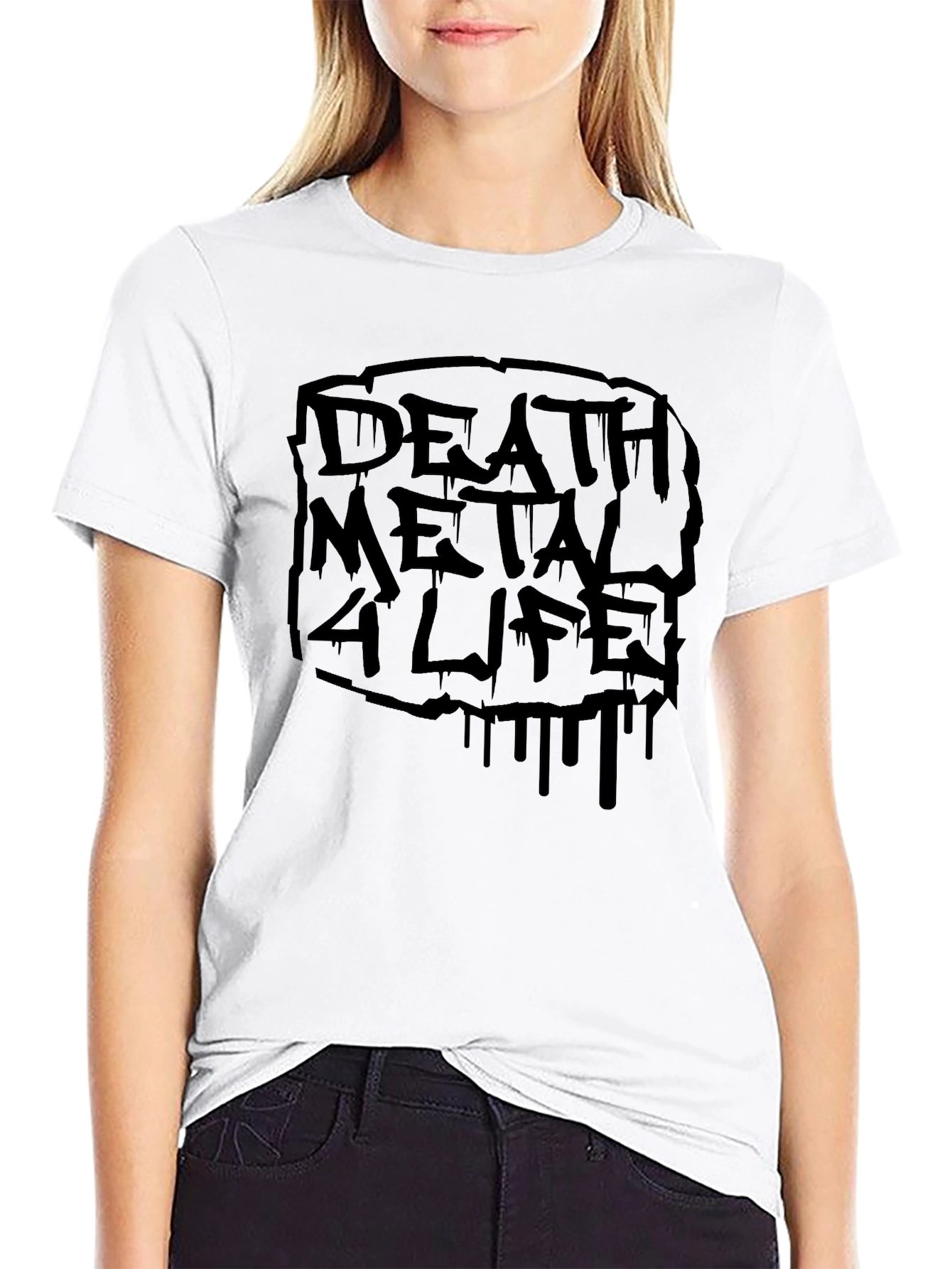 Death Metal 4 Life Graphic Tee