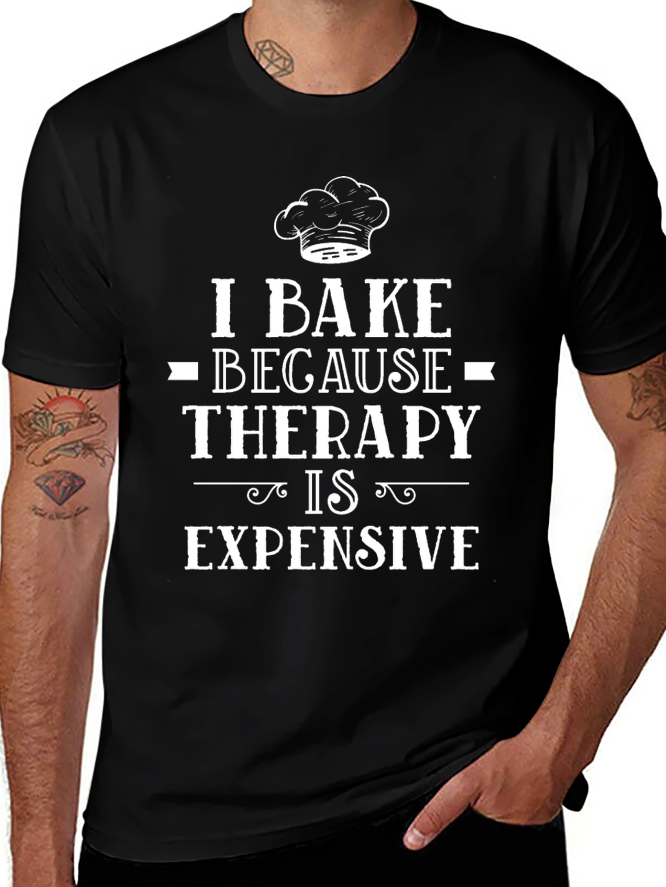 Baking Therapy T-Shirt - Funny Baker Gift