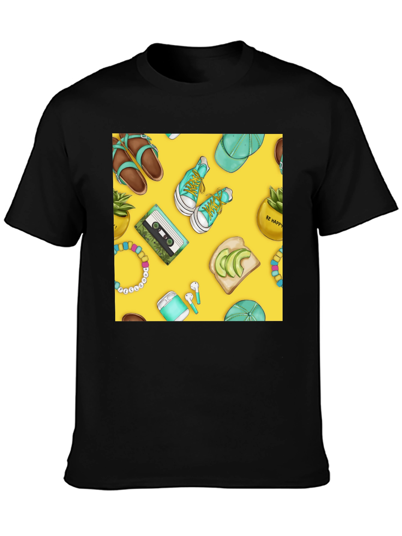 Trendy Teal Aesthetic Tee