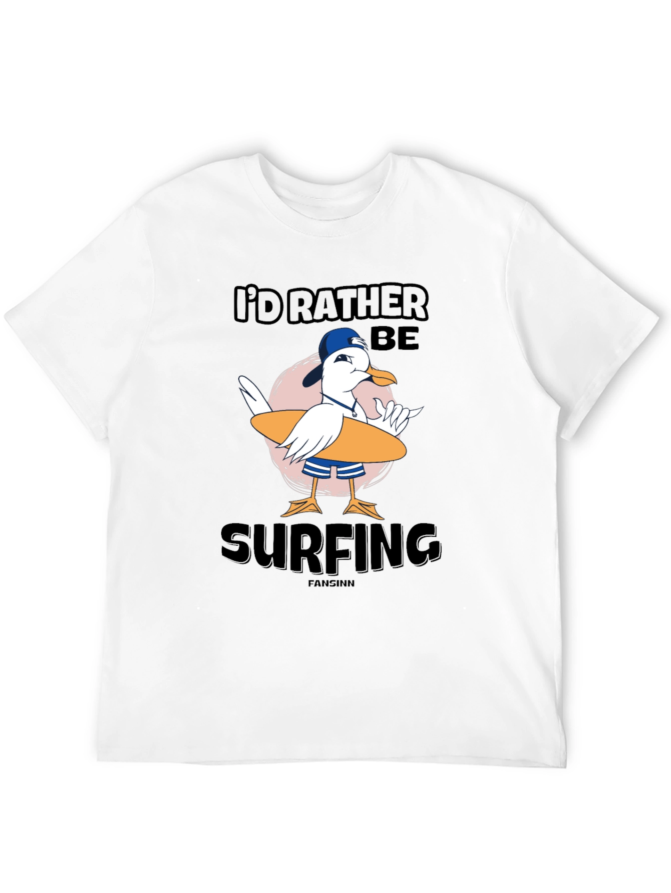 Id Rather Be Surfing T-Shirt - Black
