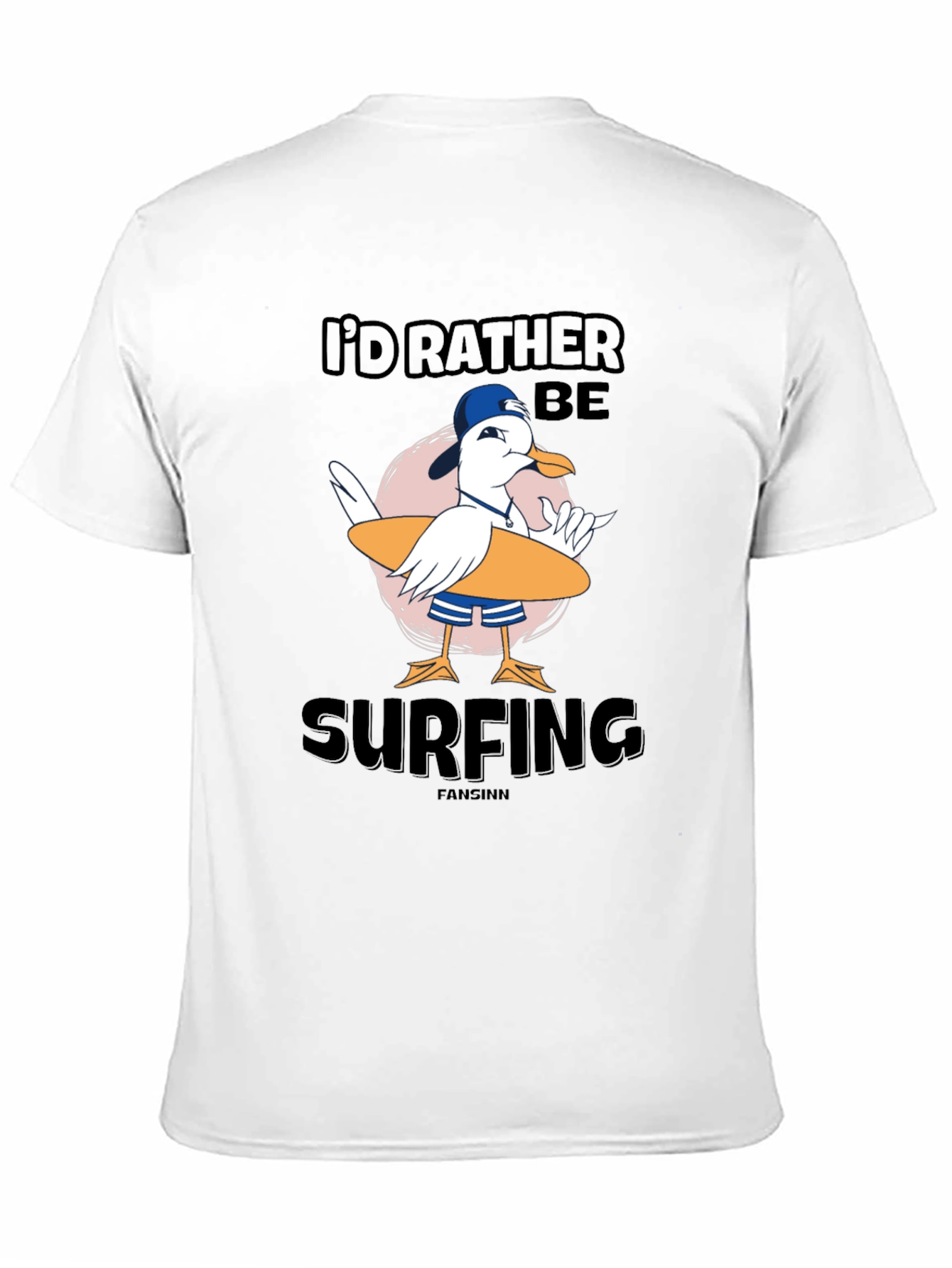 Id Rather Be Surfing T-Shirt - Black