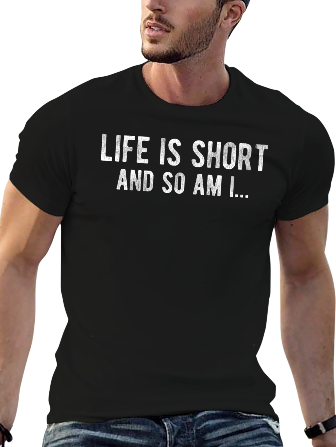 Funny Life is Short Graphic T-Shirt