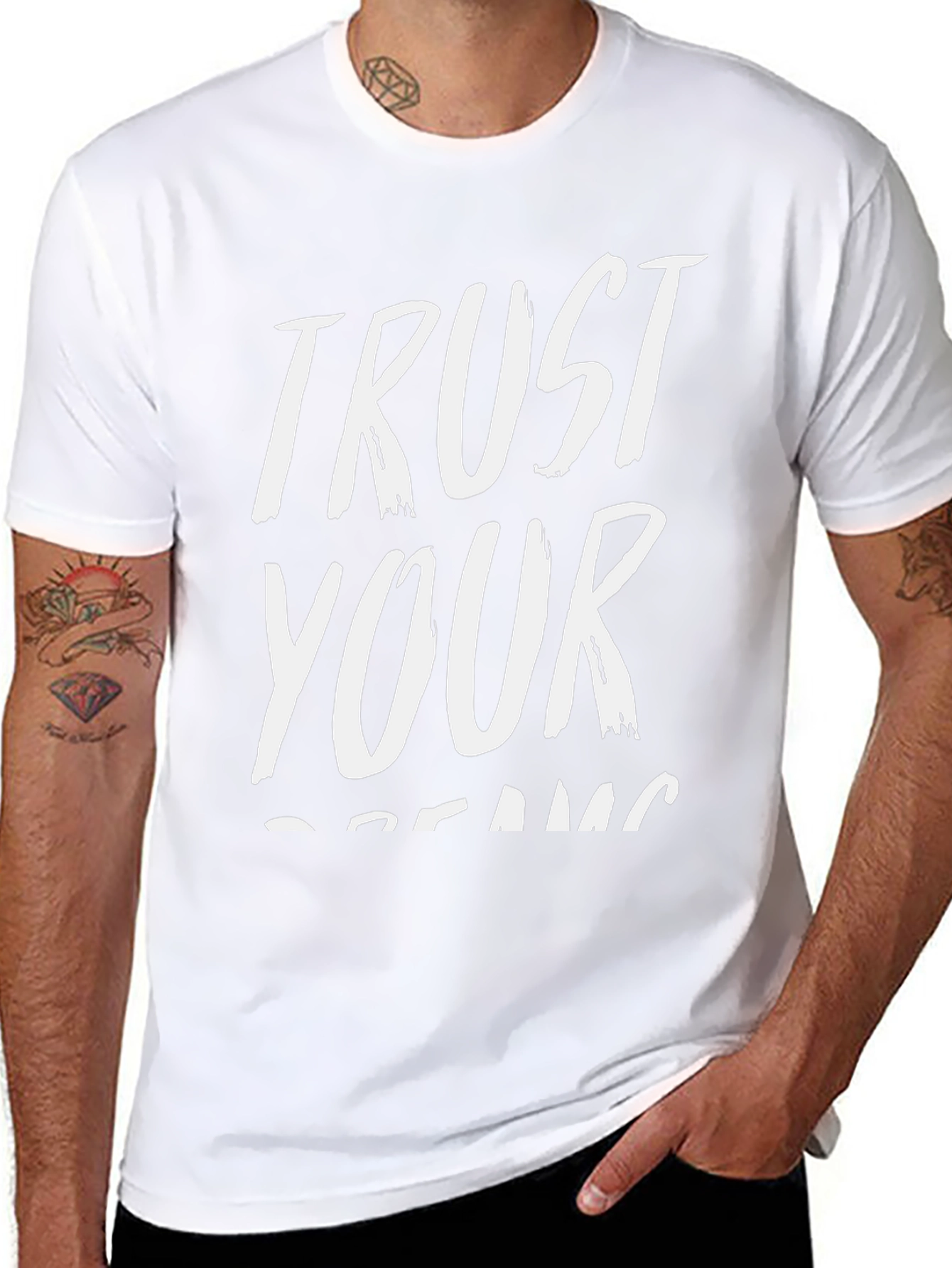 Trust Your Dreams Black Graphic Tee