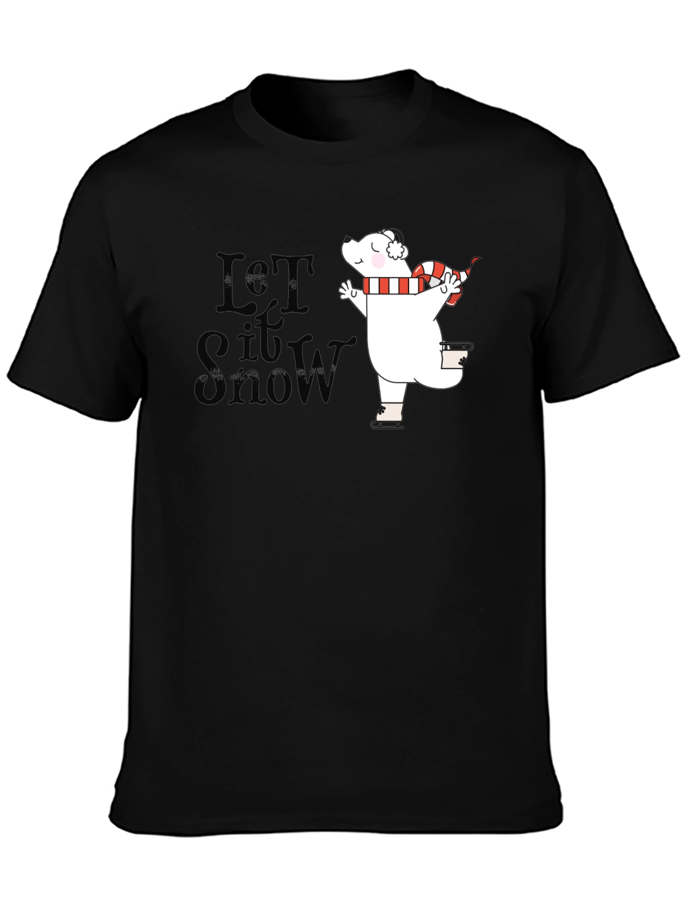 Let It Snow Polar Bear T-Shirt