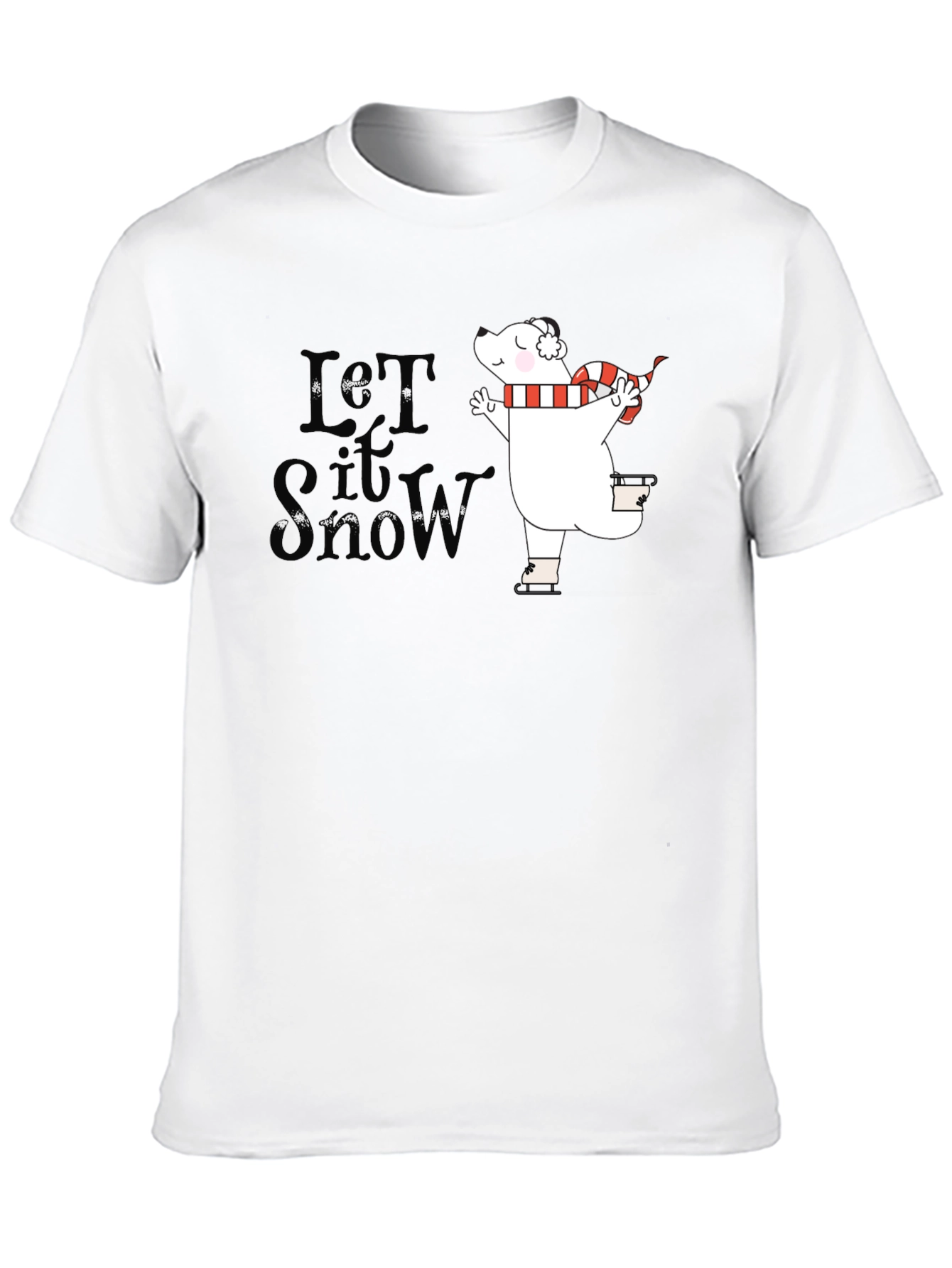 Let It Snow Polar Bear T-Shirt