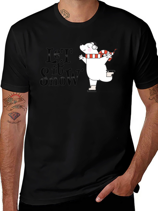 Let It Snow Polar Bear T-Shirt