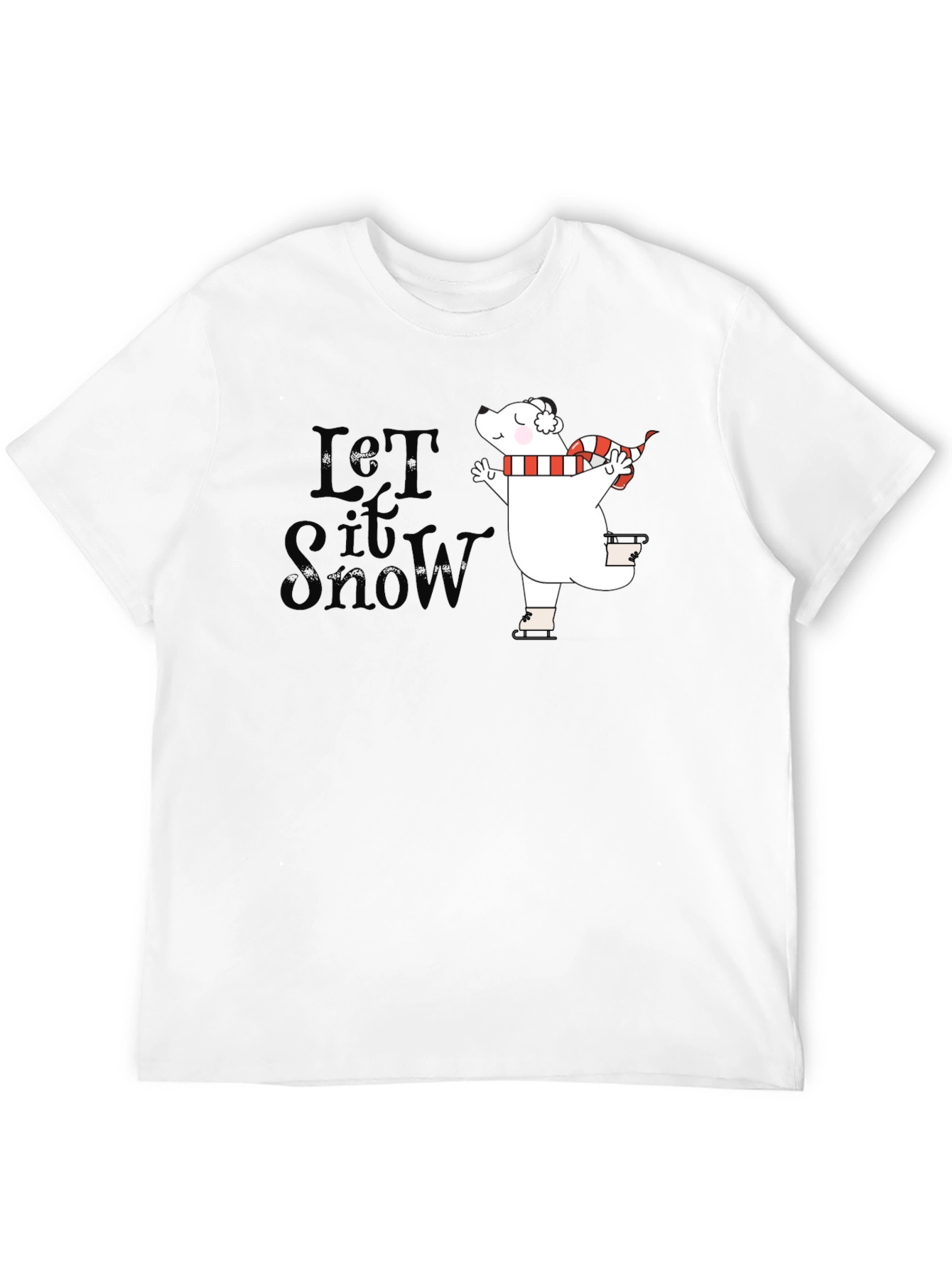 Let It Snow Polar Bear T-Shirt
