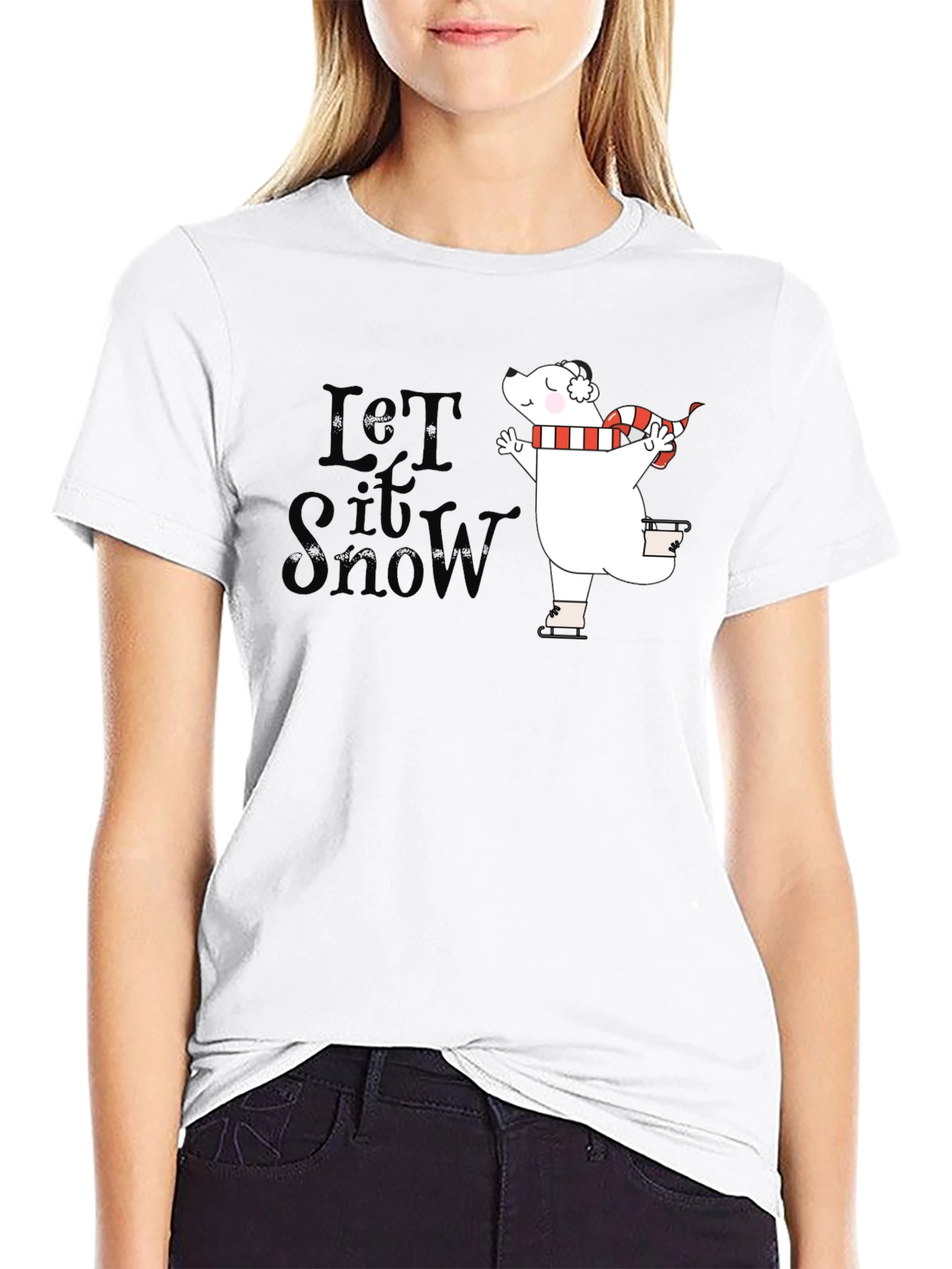 Let It Snow Polar Bear T-Shirt