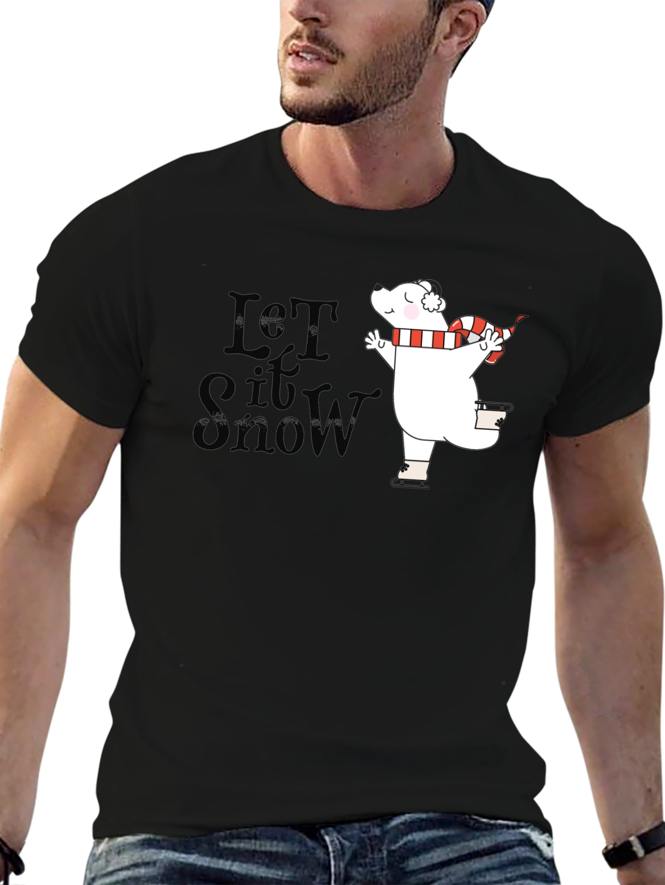 Let It Snow Polar Bear T-Shirt