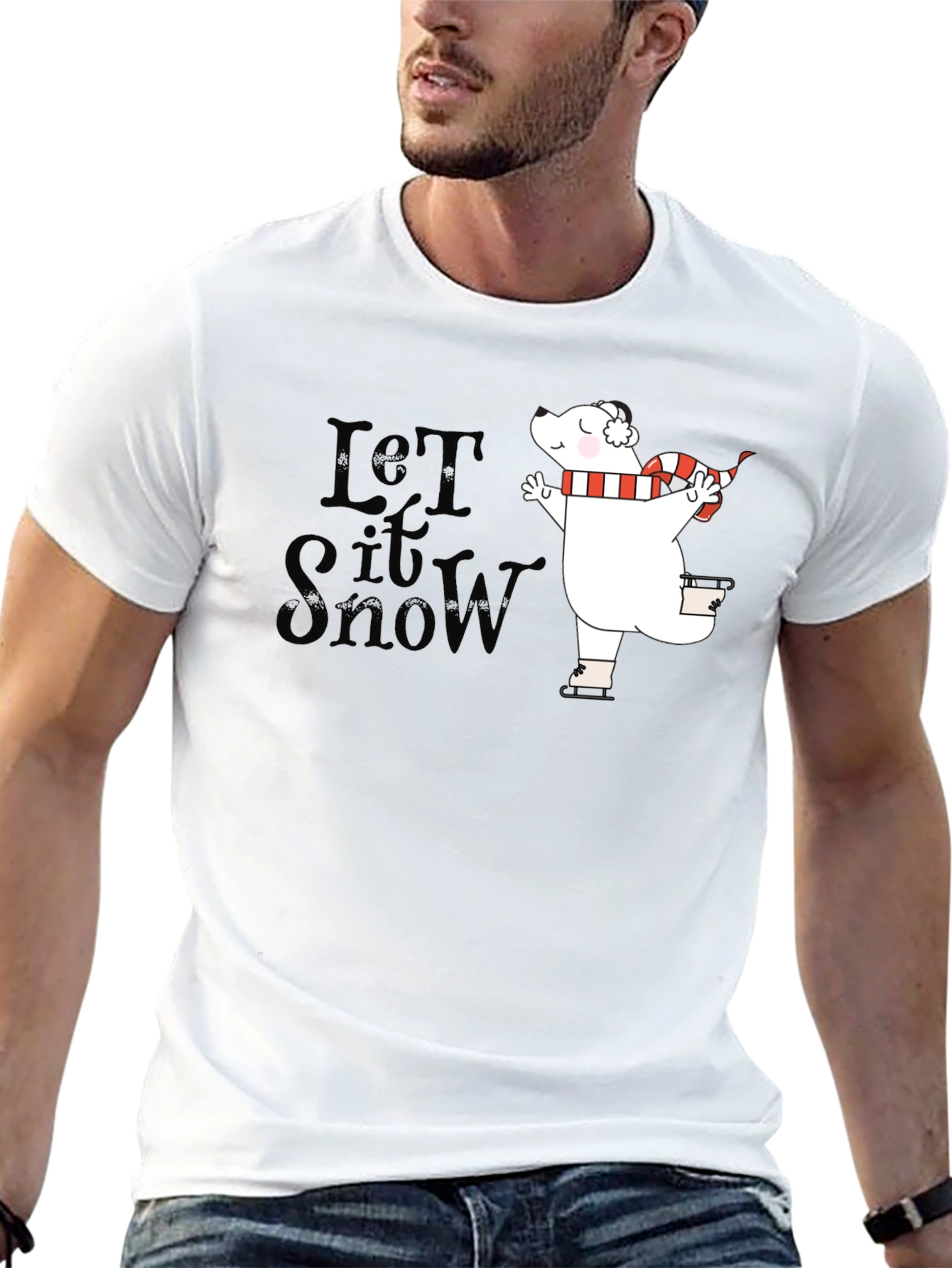 Let It Snow Polar Bear T-Shirt