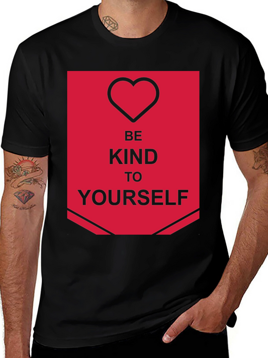 Be Kind to Yourself Graphic Tee - Black