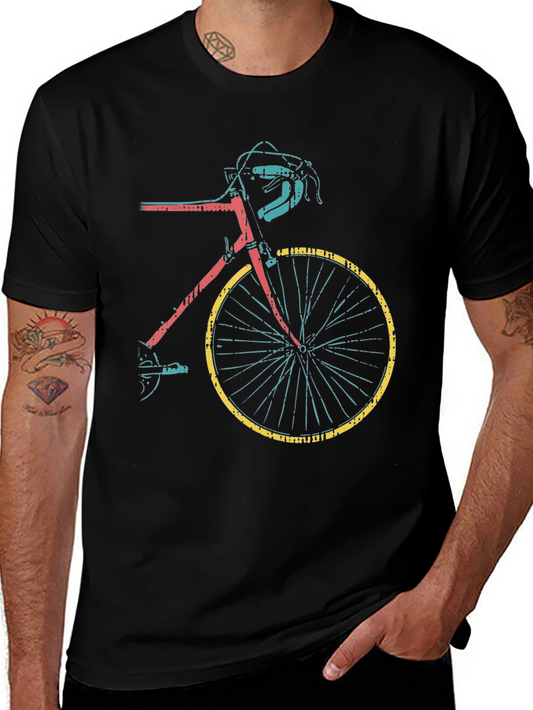 Retro Bike Graphic Tee - Cool Cycle Design