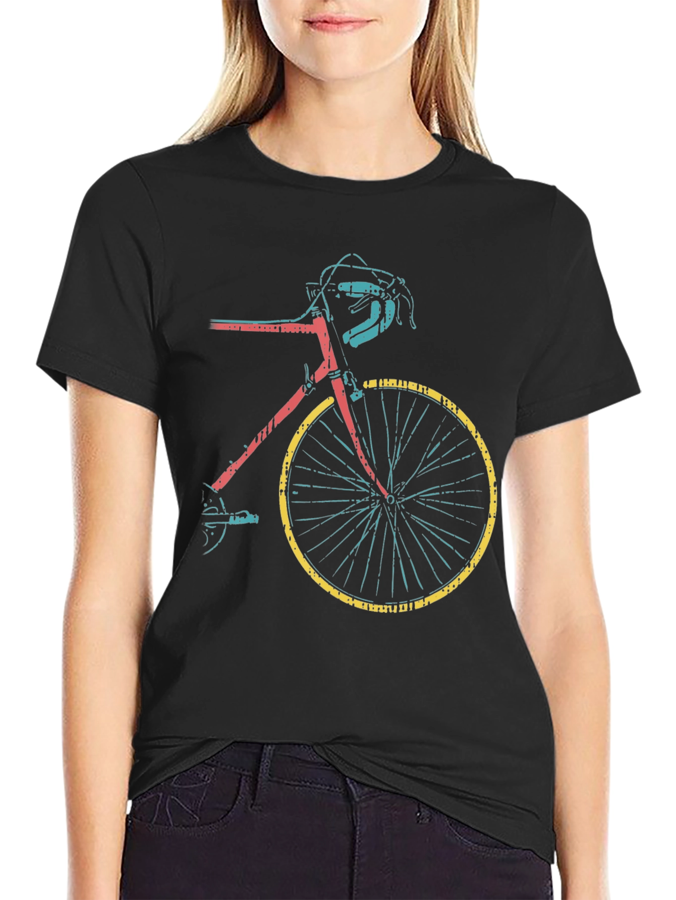 Retro Bike Graphic Tee - Cool Cycle Design