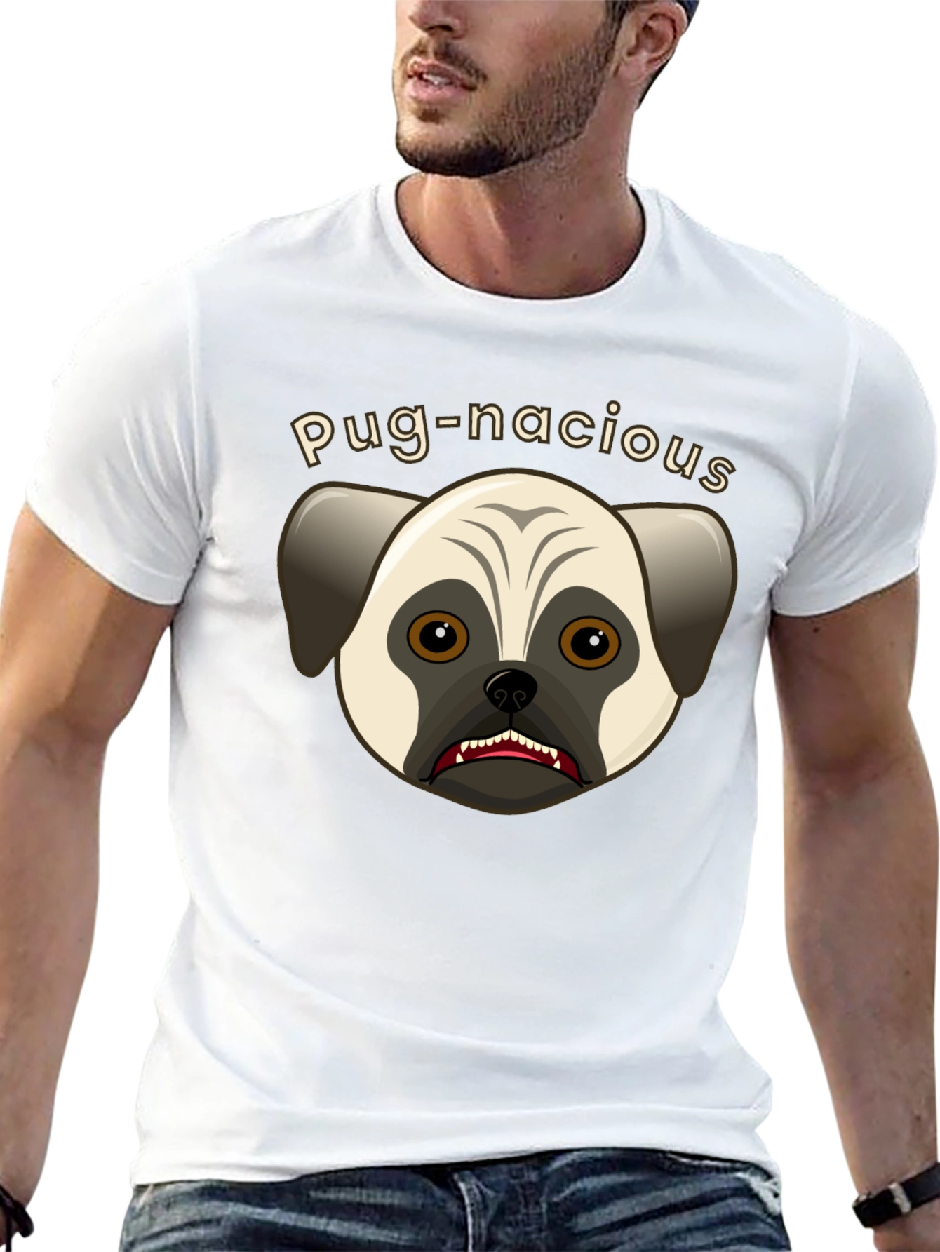 Pug-nacious Graphic T-Shirt