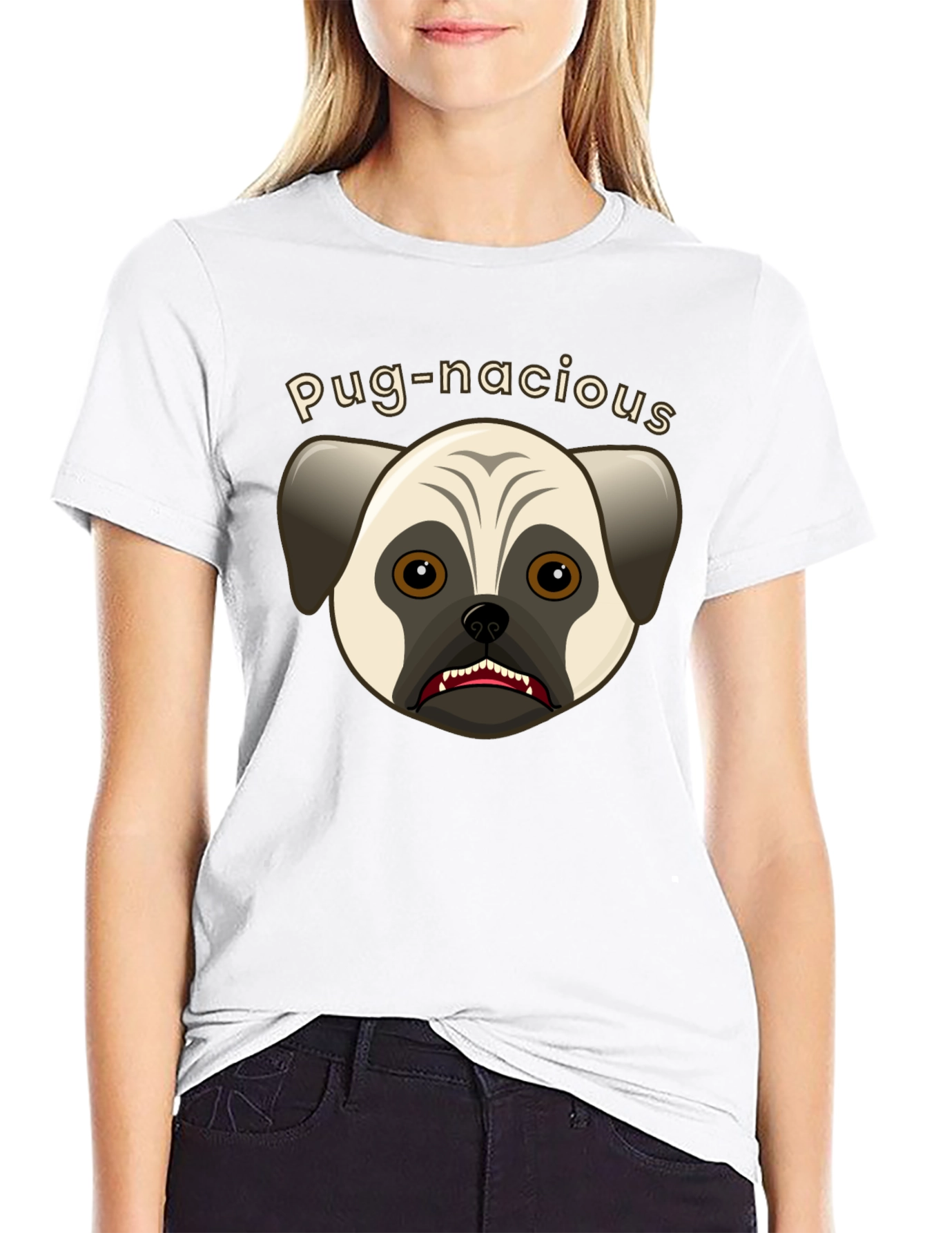 Pug-nacious Graphic T-Shirt