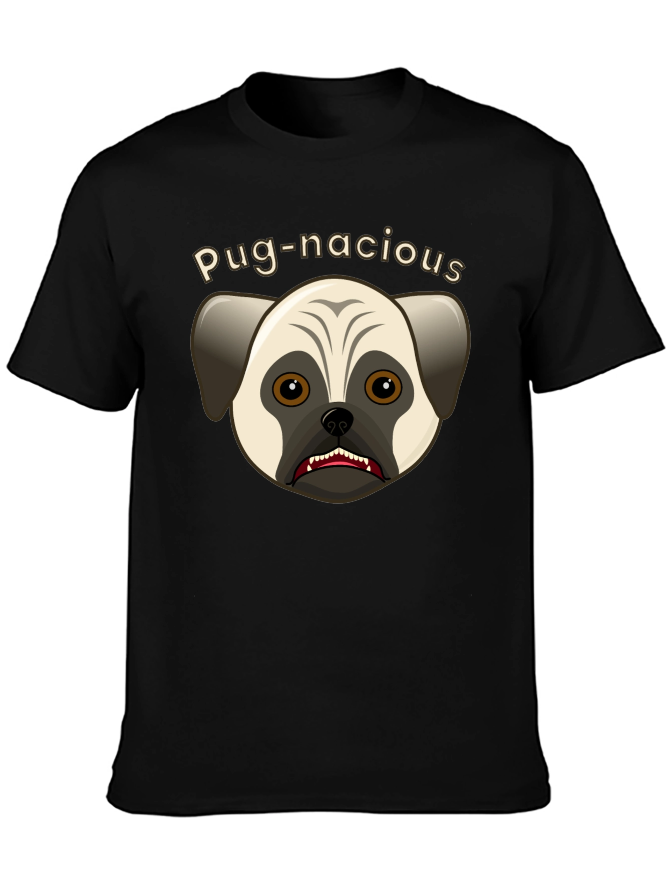 Pug-nacious Graphic T-Shirt