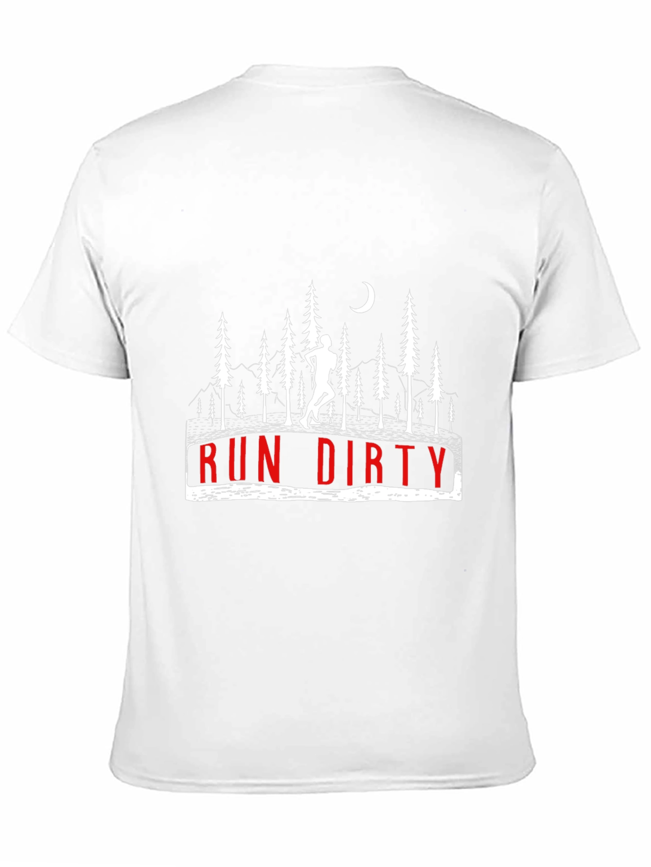 Run Dirty Mens Graphic T-Shirt