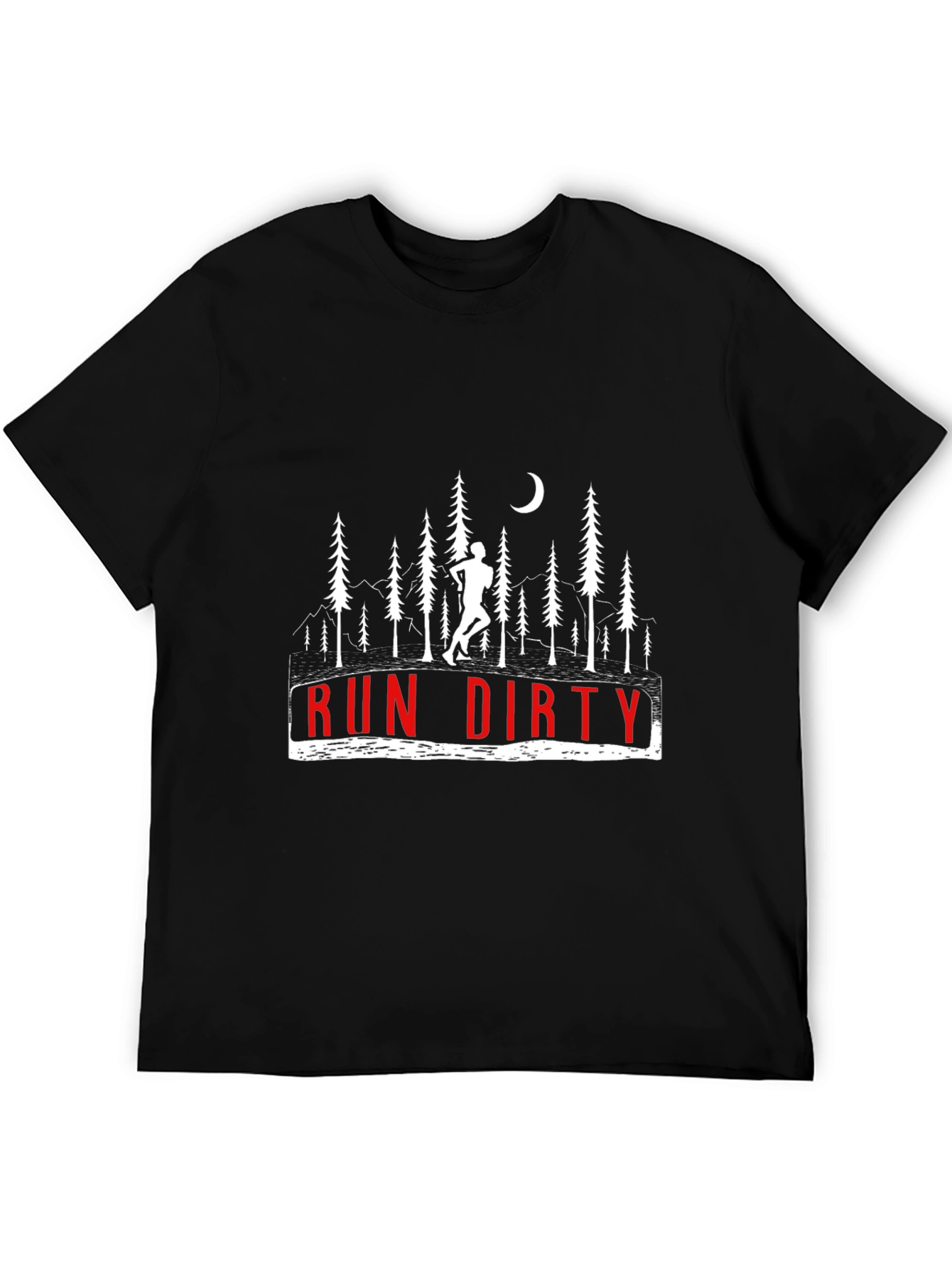 Run Dirty Mens Graphic T-Shirt