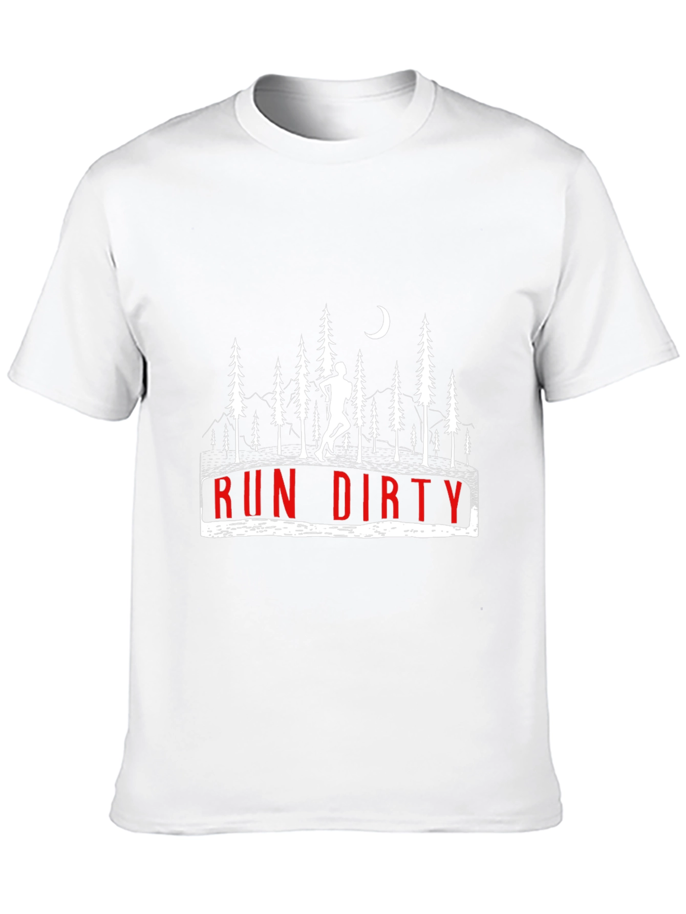 Run Dirty Mens Graphic T-Shirt