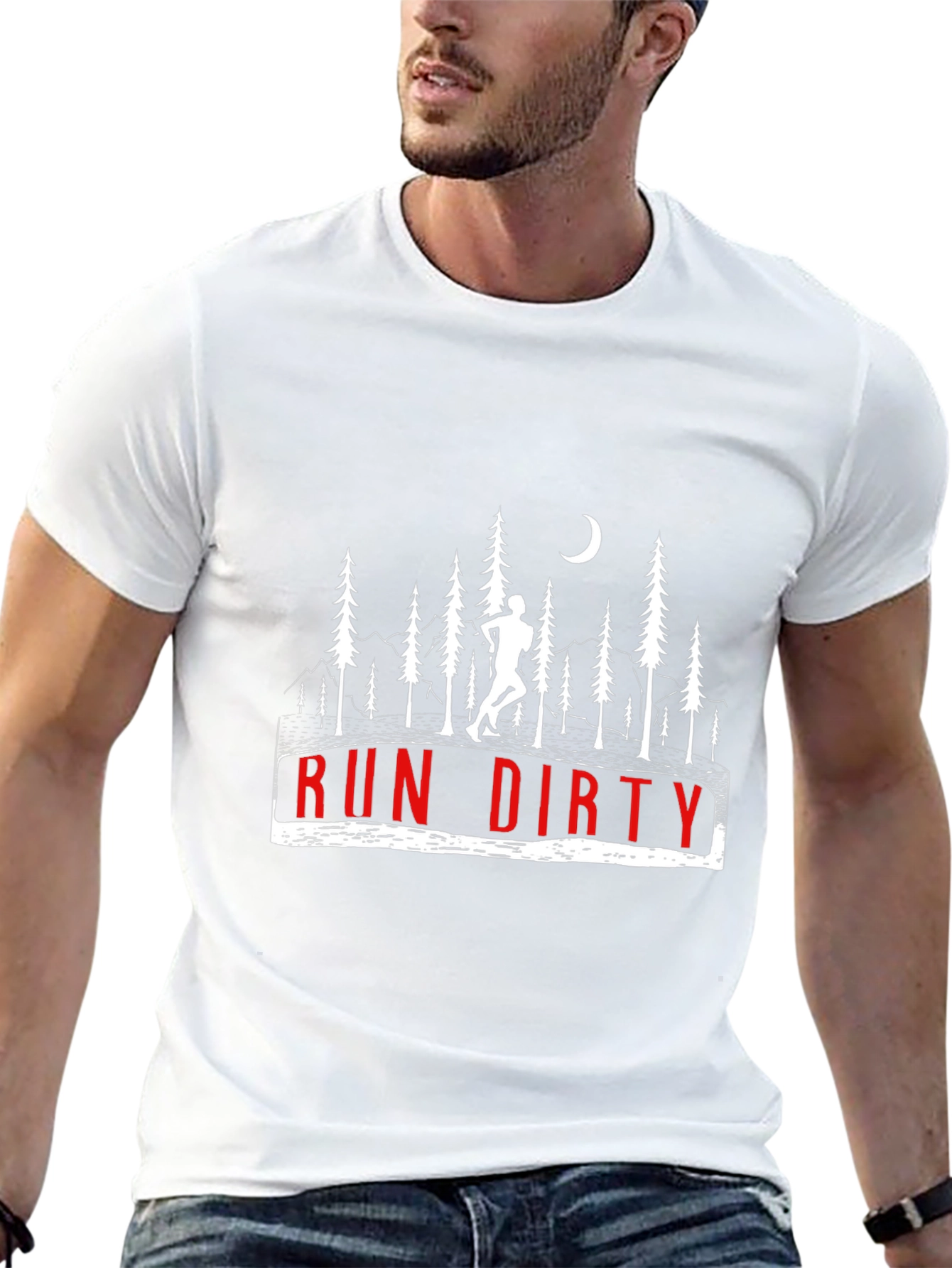 Run Dirty Mens Graphic T-Shirt
