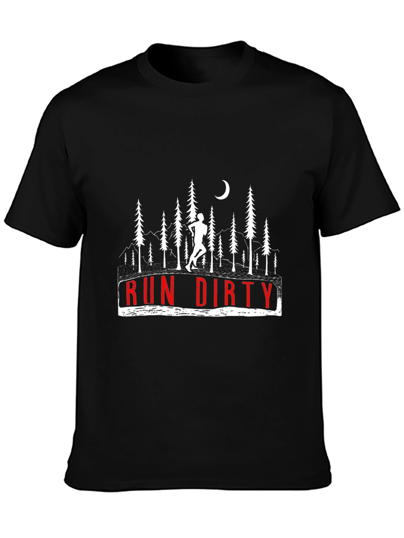 Run Dirty Mens Graphic T-Shirt