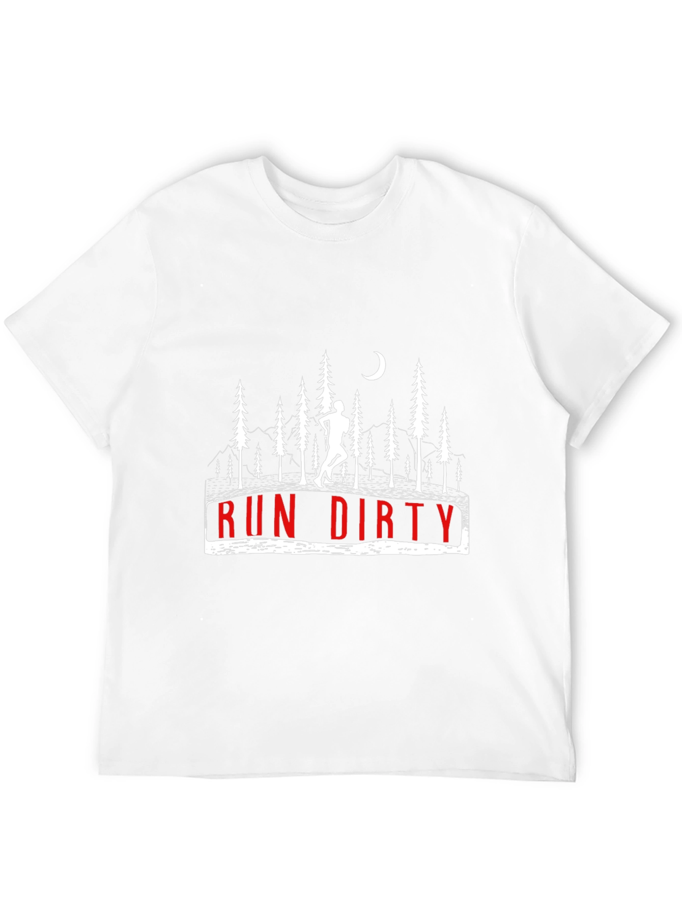 Run Dirty Mens Graphic T-Shirt
