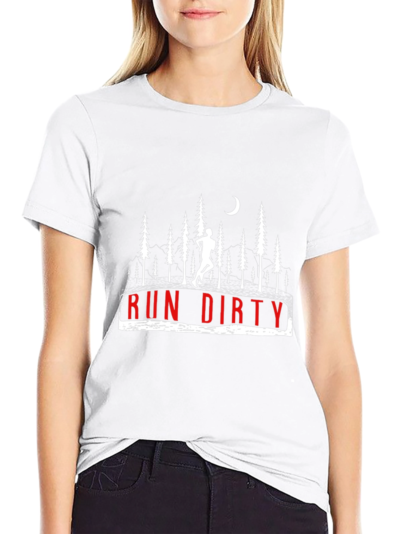 Run Dirty Mens Graphic T-Shirt