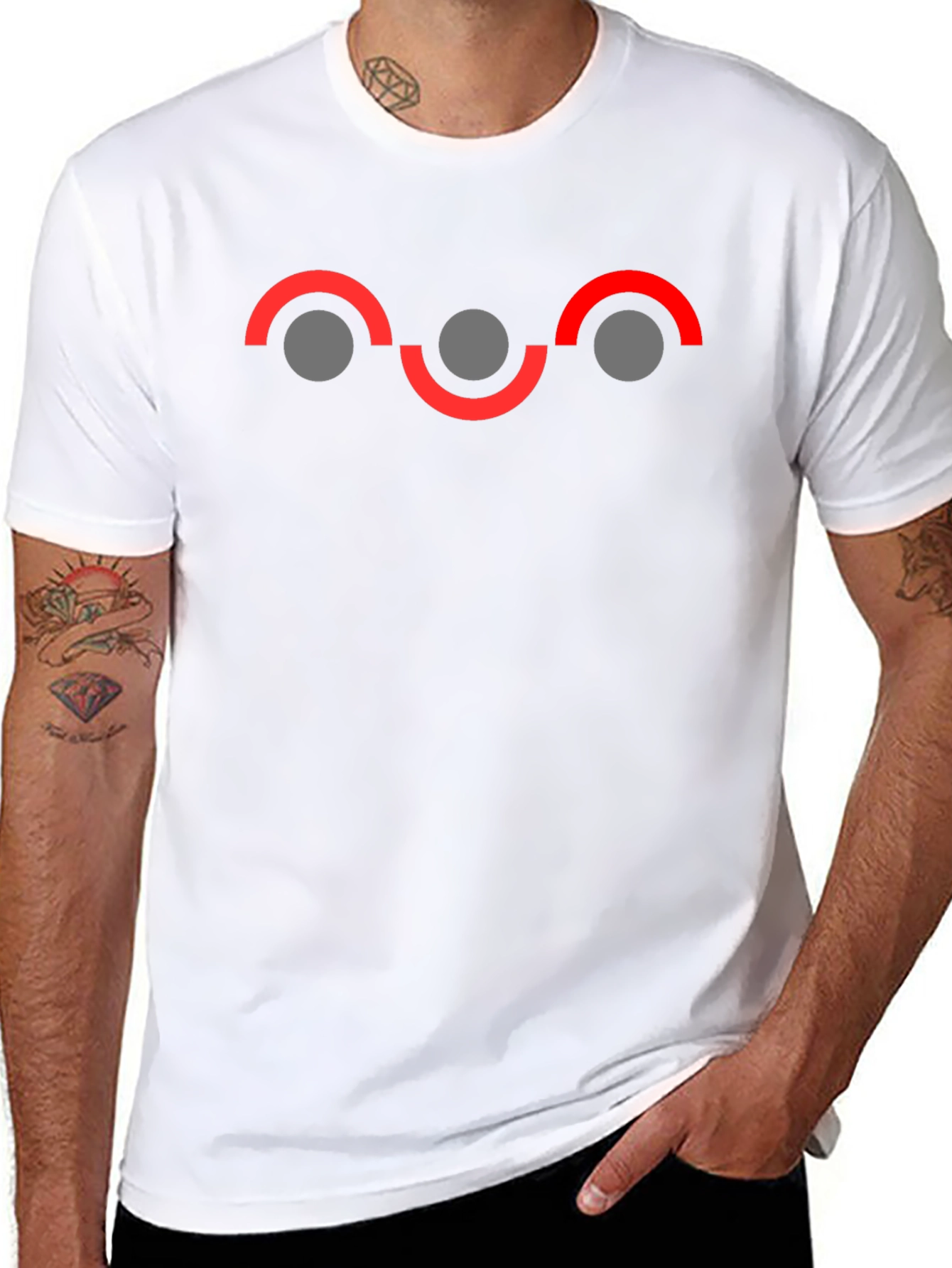 Geometric Graphic Tee - Unique Design