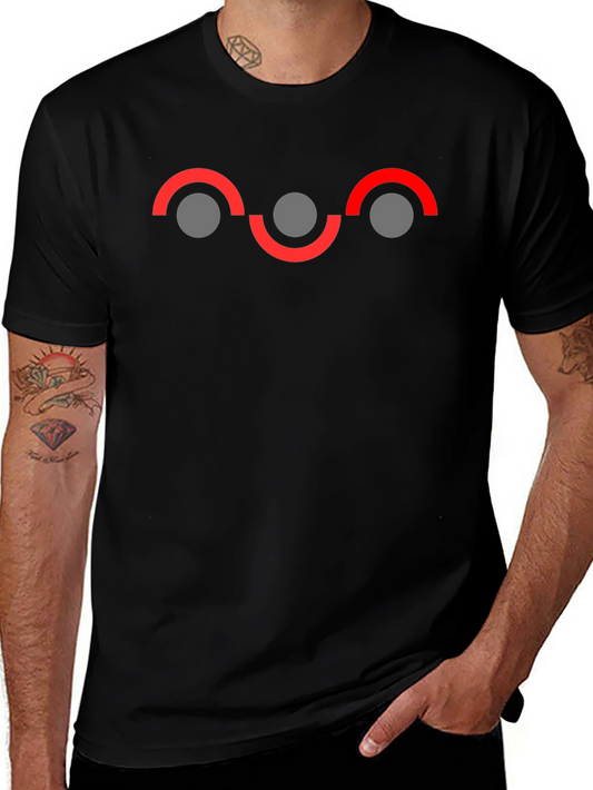 Geometric Graphic Tee - Unique Design