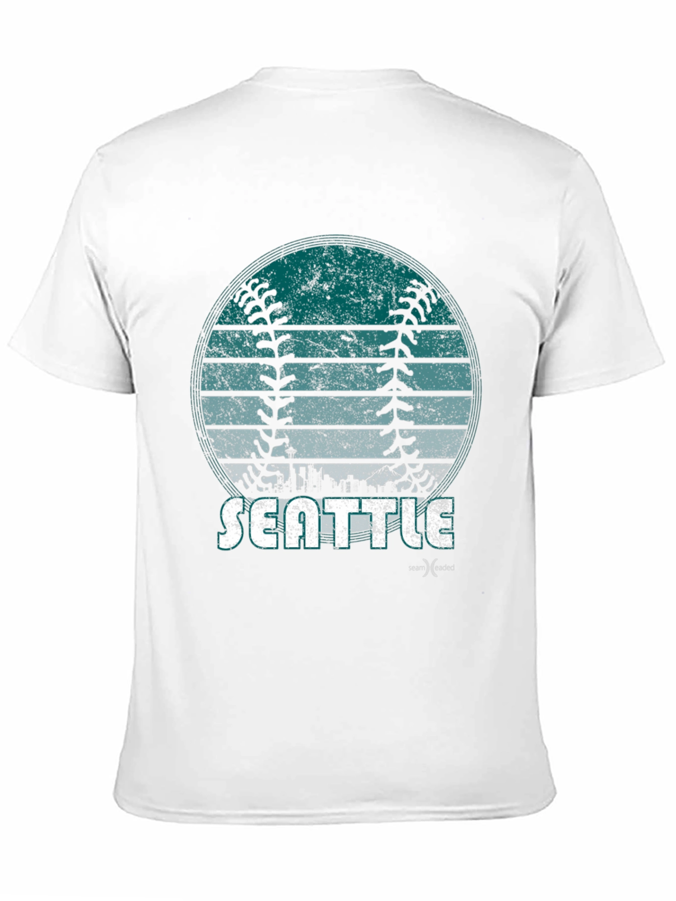 Seattle Baseball Graphic Tee - Distressed Design
