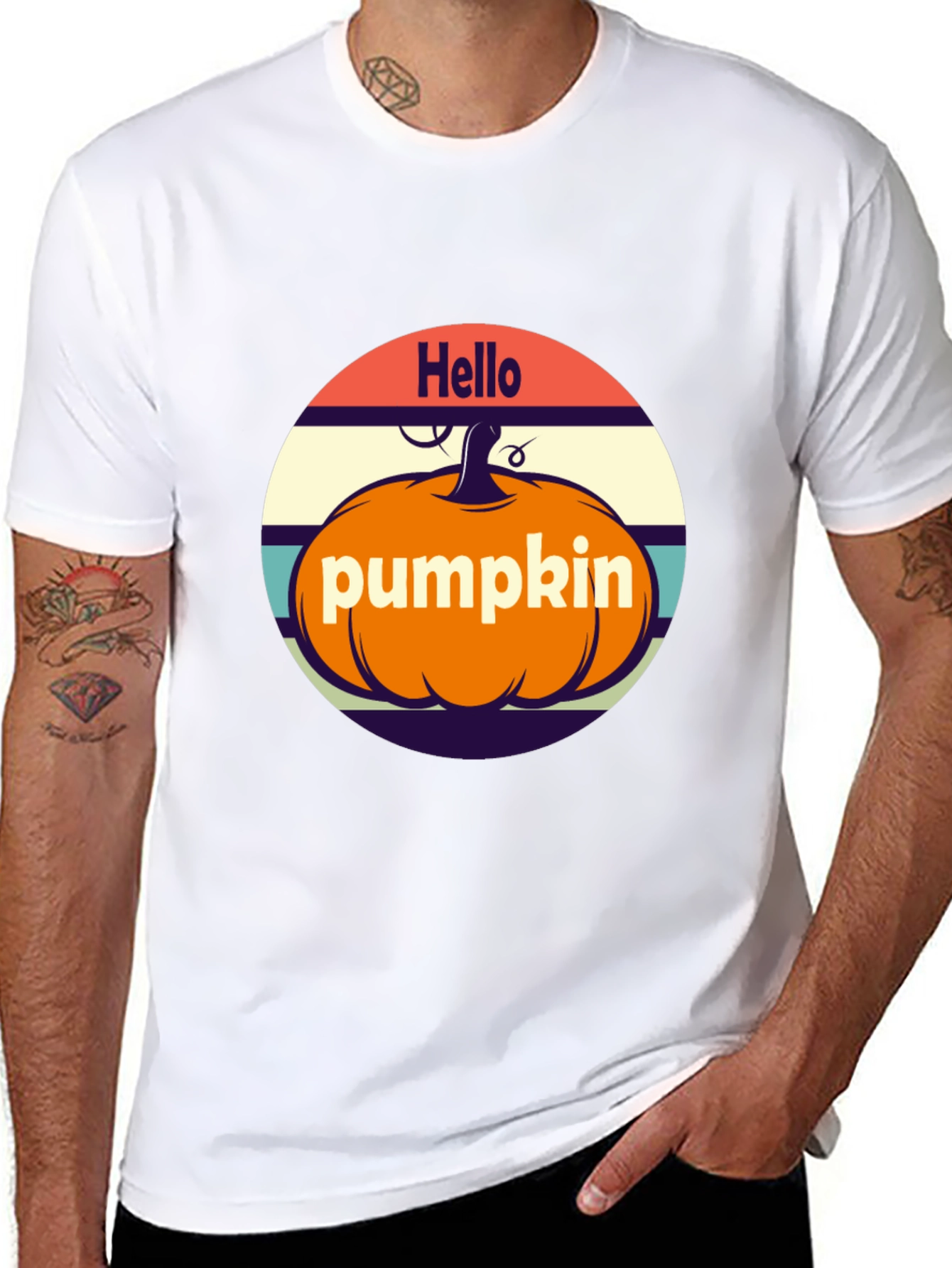 Hello Pumpkin T-Shirt - Fall Vibes