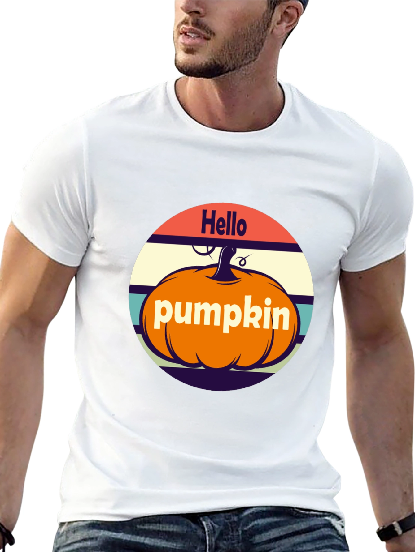 Hello Pumpkin T-Shirt - Fall Vibes