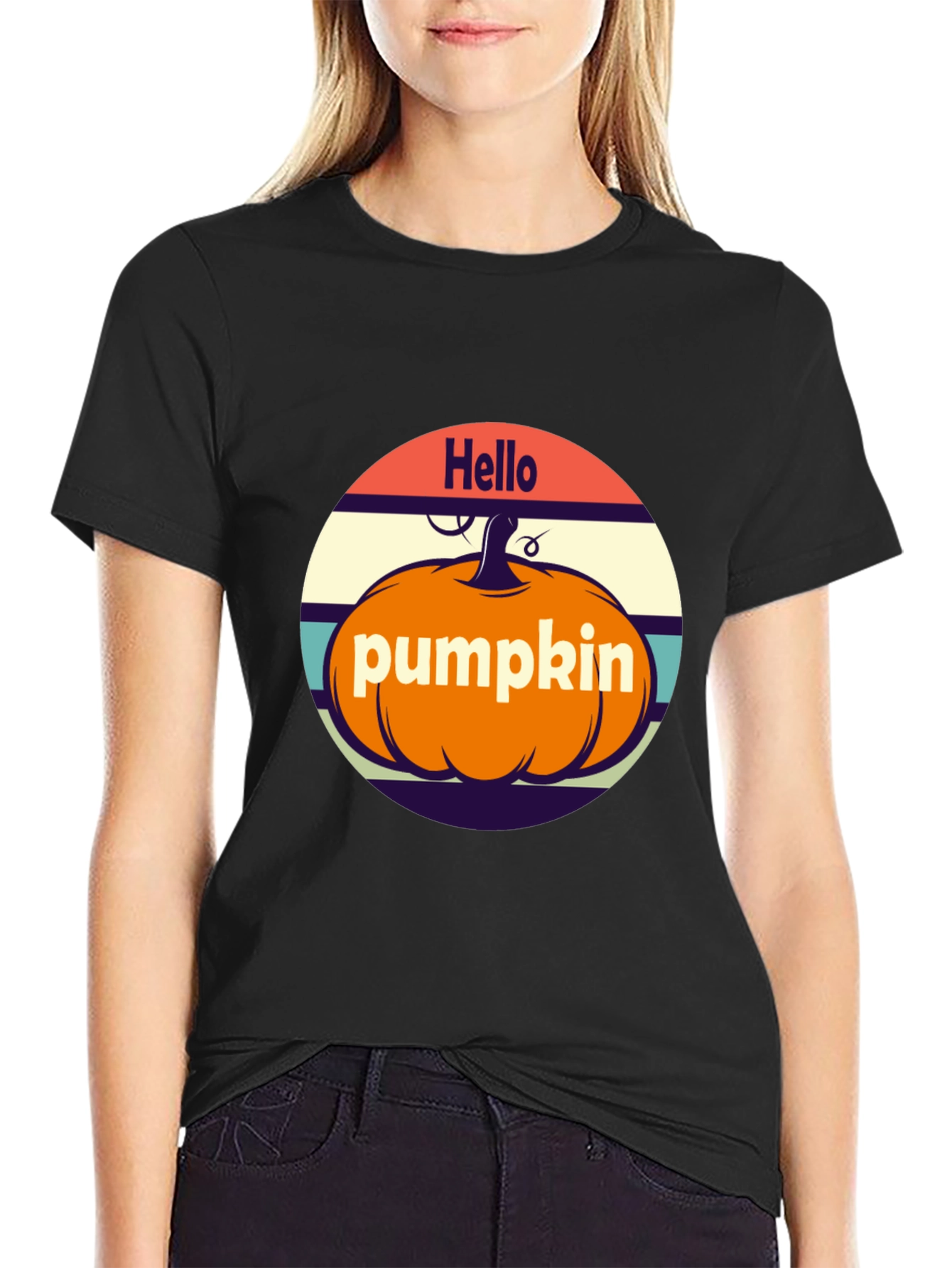 Hello Pumpkin T-Shirt - Fall Vibes