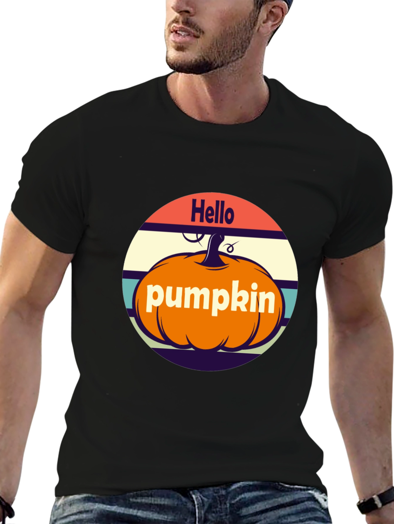 Hello Pumpkin T-Shirt - Fall Vibes