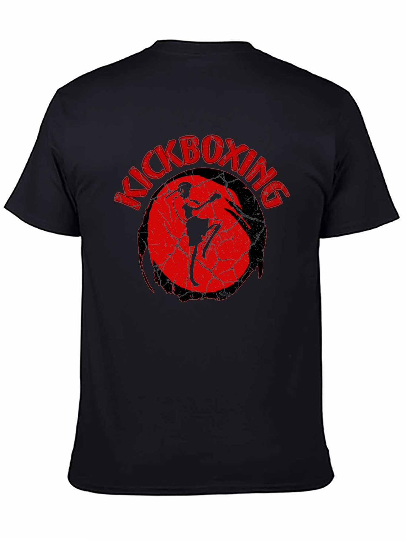 Kickboxing Graphic T-Shirt - Black