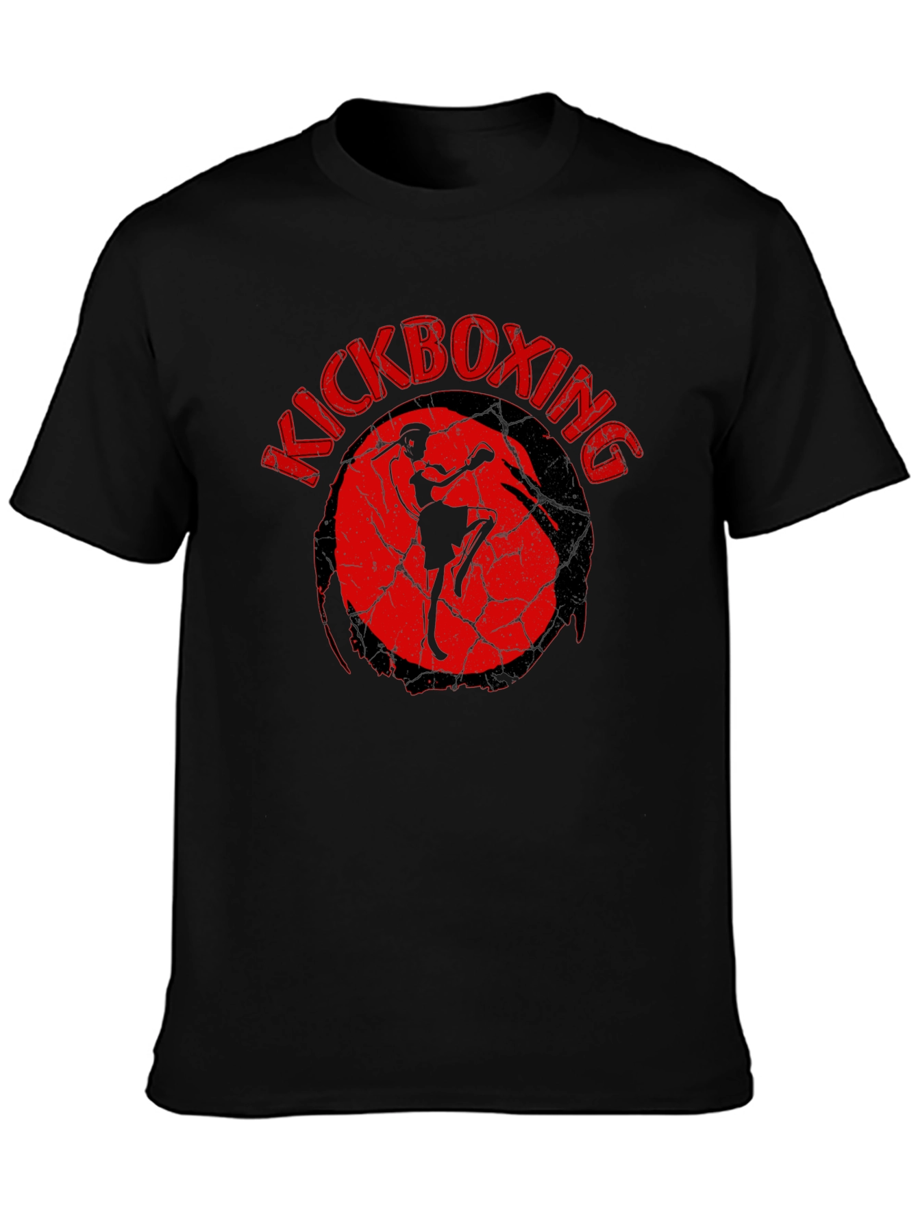 Kickboxing Graphic T-Shirt - Black