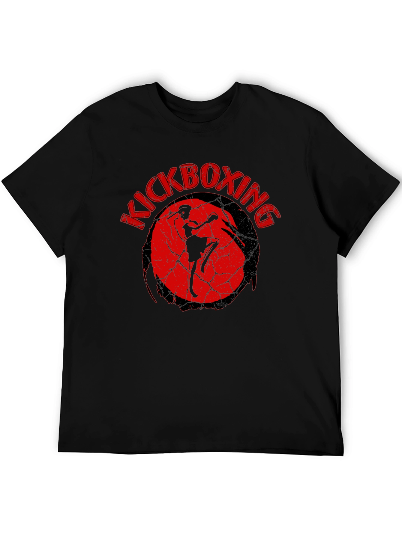 Kickboxing Graphic T-Shirt - Black