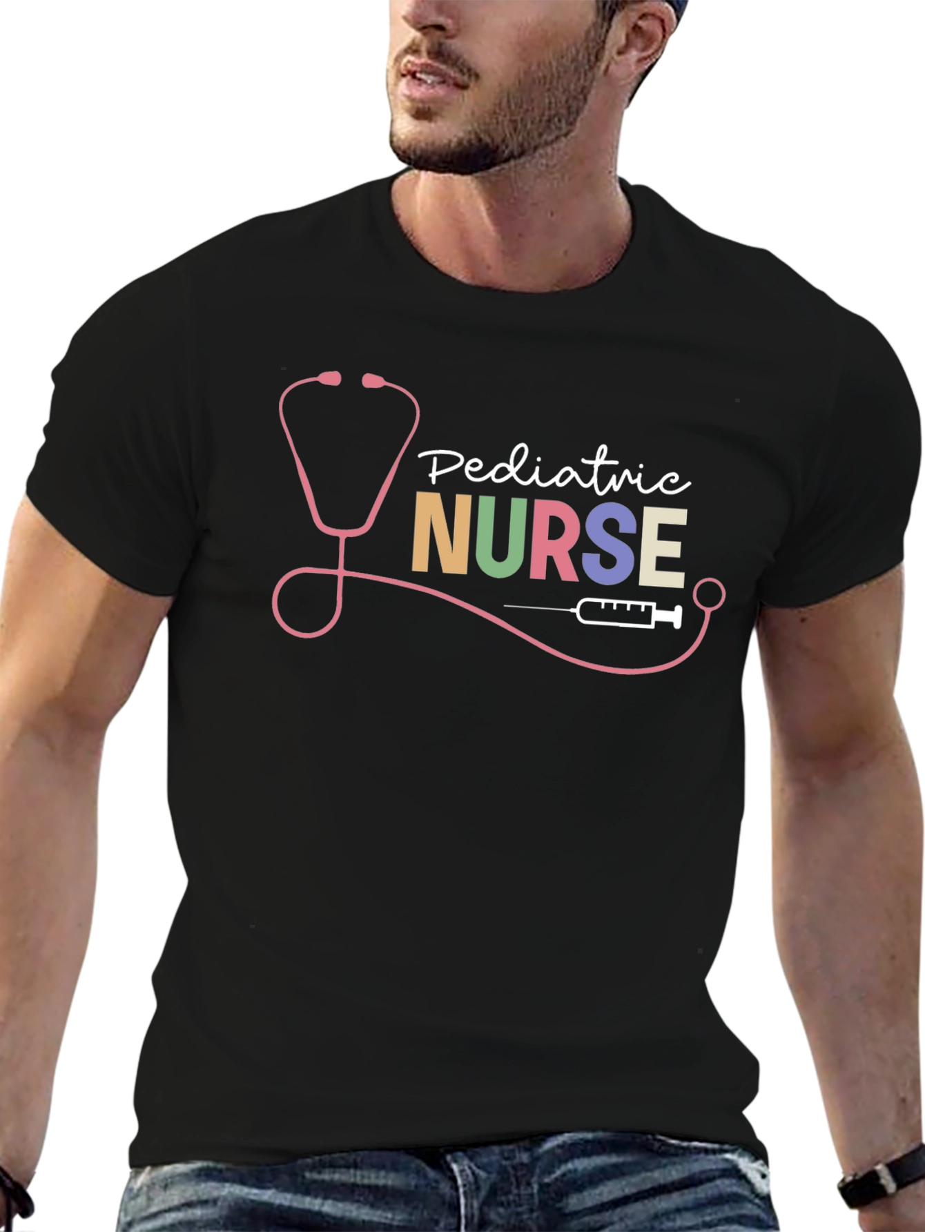 Pediatric Nurse Stethoscope T-Shirt