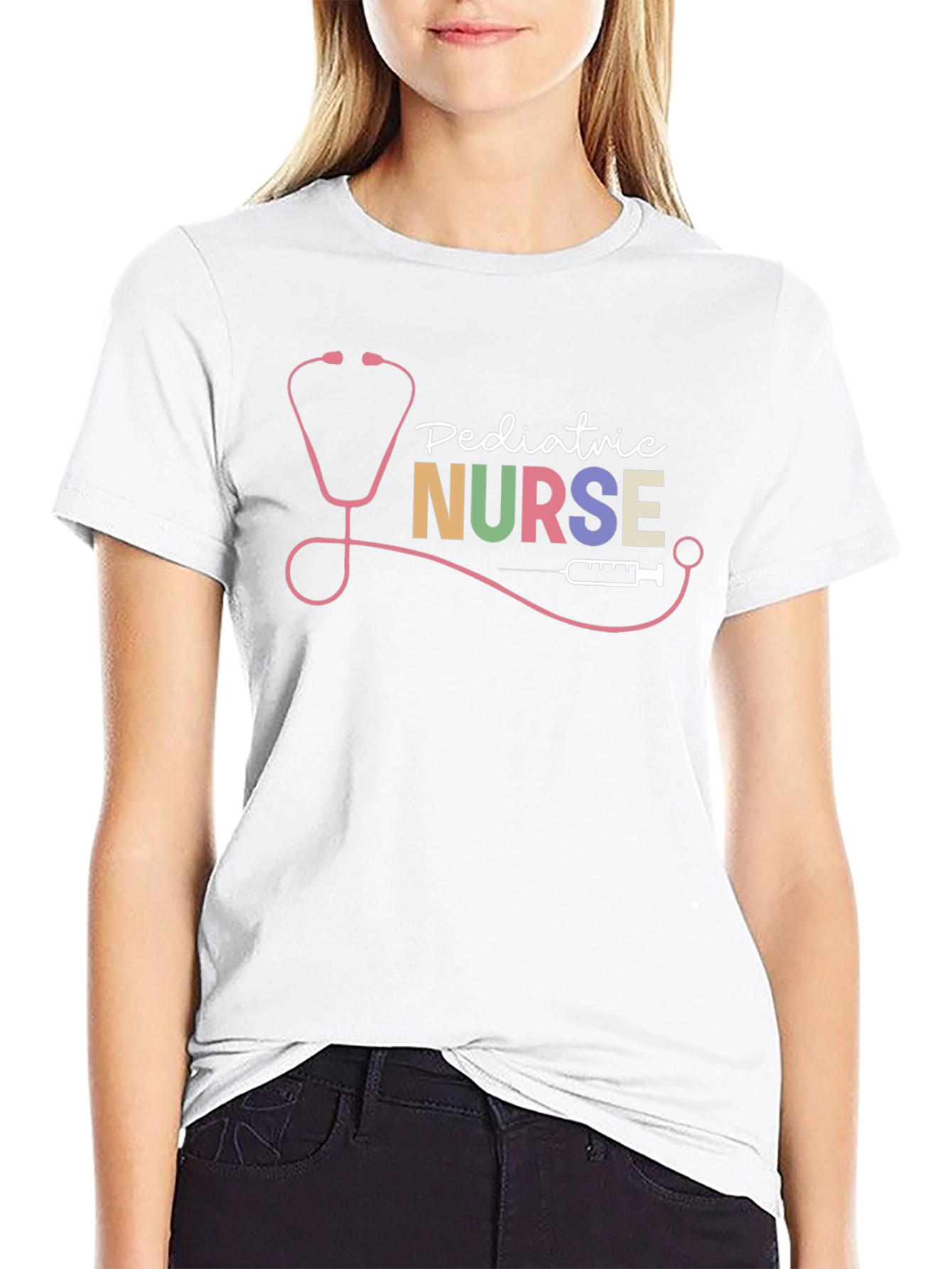 Pediatric Nurse Stethoscope T-Shirt