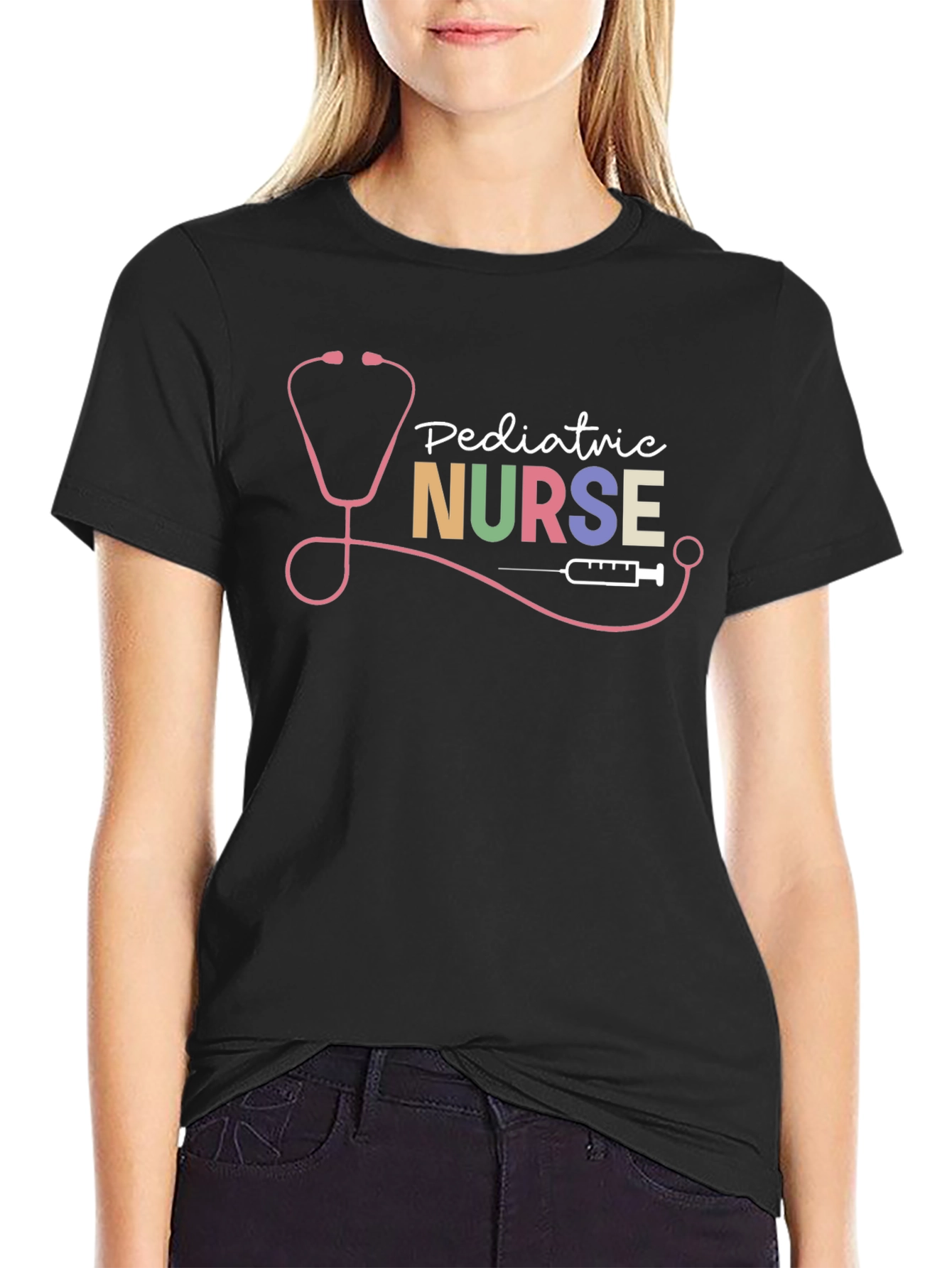 Pediatric Nurse Stethoscope T-Shirt