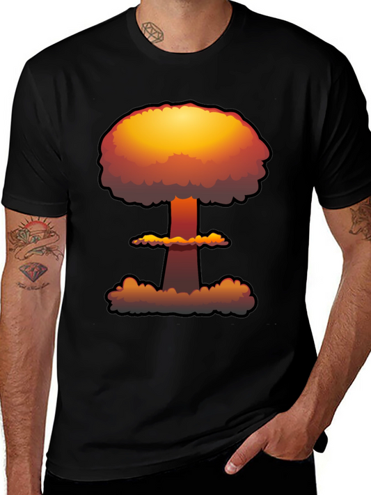 Nuclear Explosion Graphic Tee - Soft Cotton