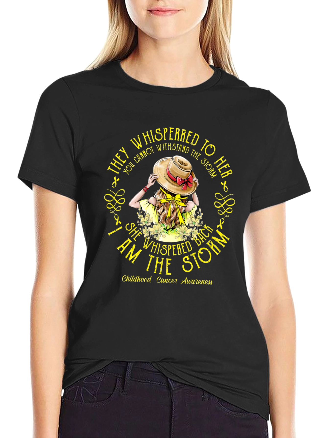 Childhood Cancer Awareness I Am The Storm T-Shirt