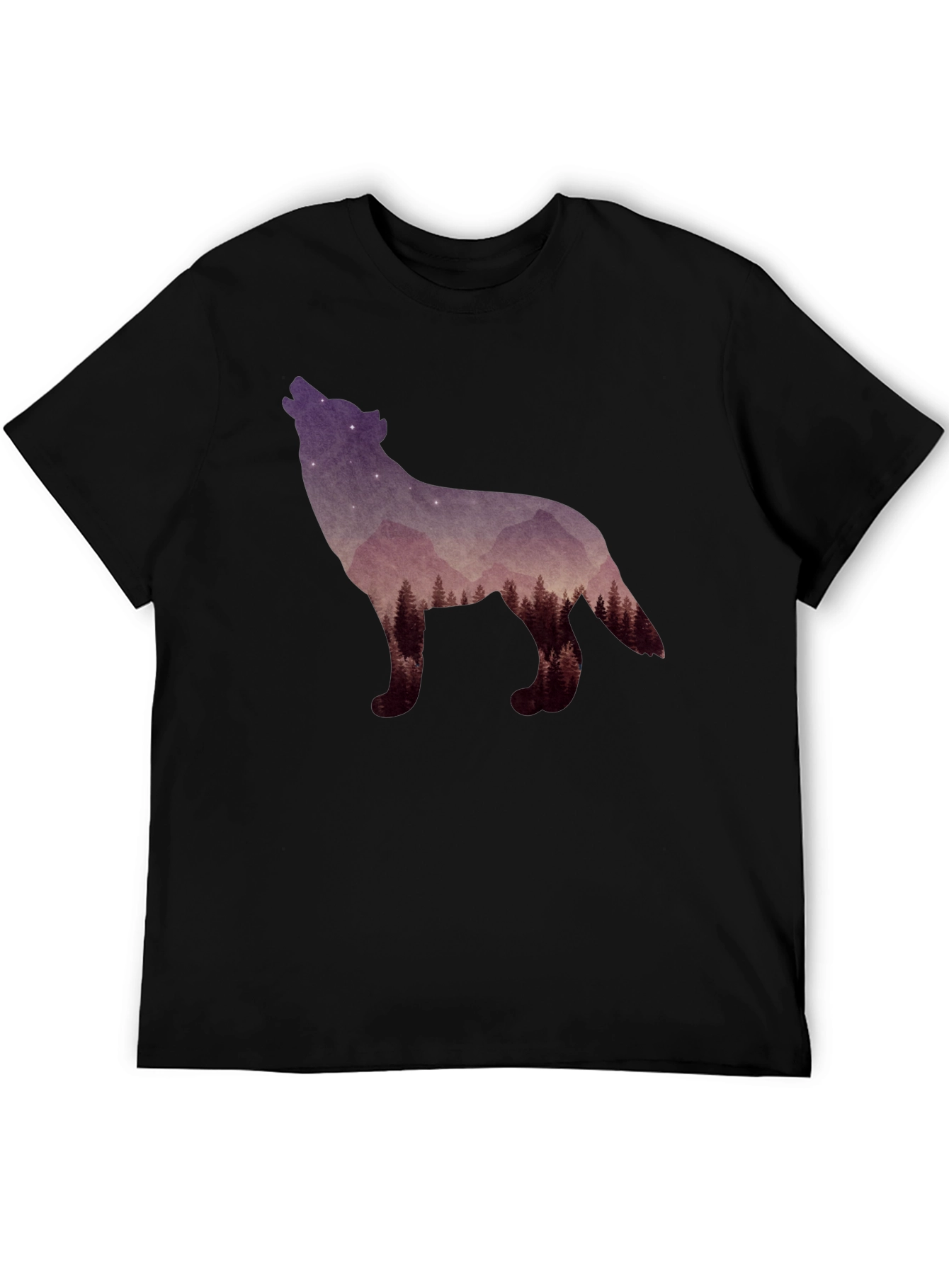 Nature Wolf Silhouette Tee