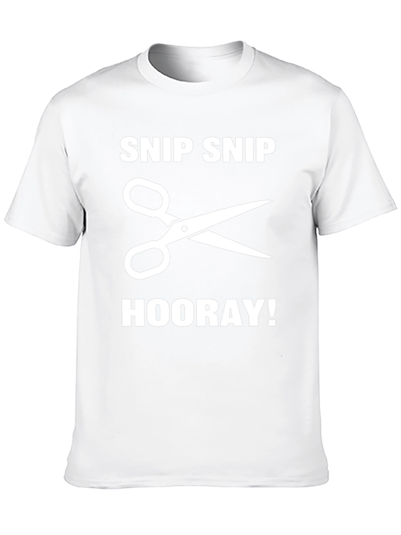 Snip Snip Hooray! Black Graphic Tee