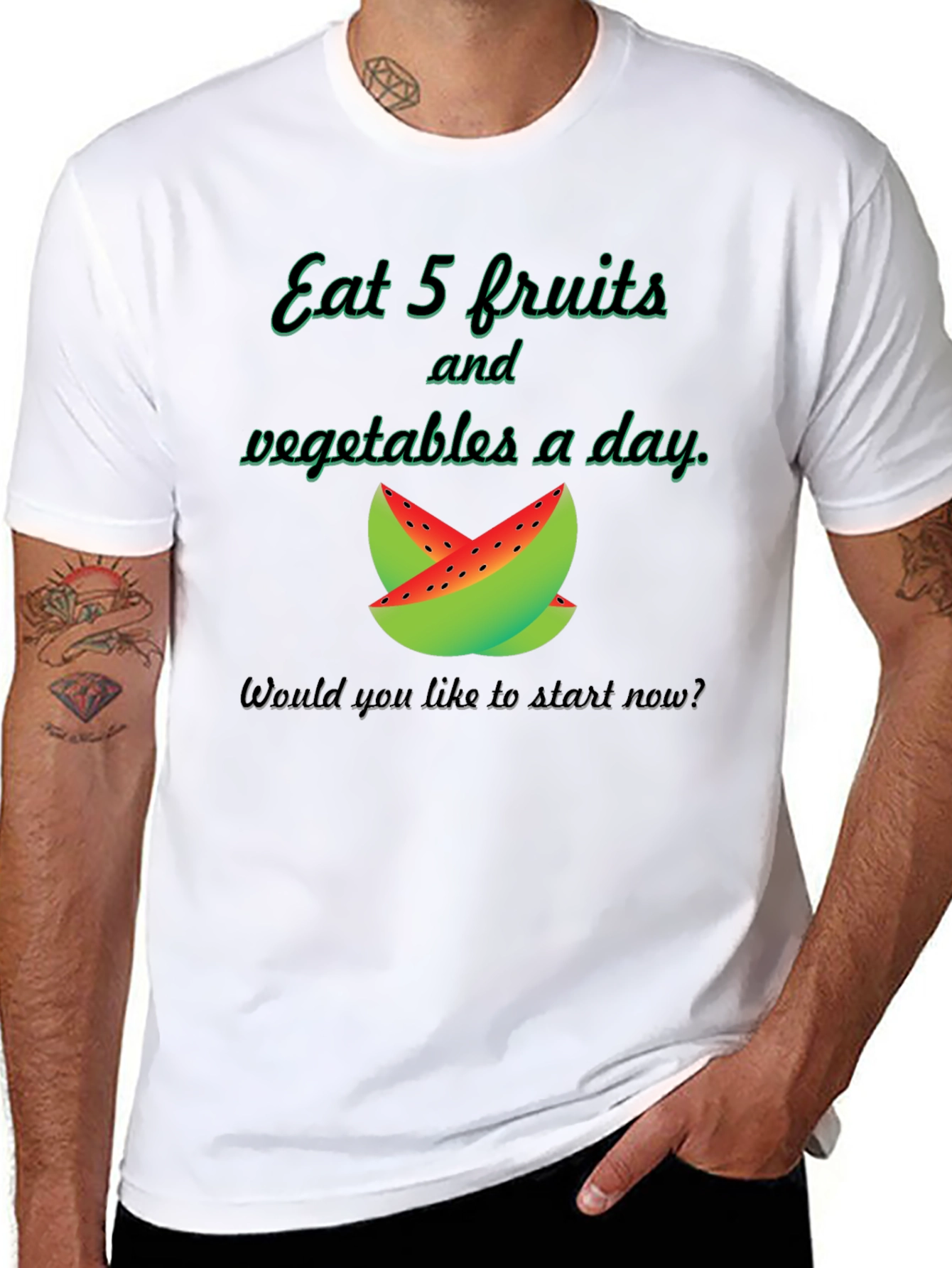 Eat 5 Fruits & Vegetables T-Shirt