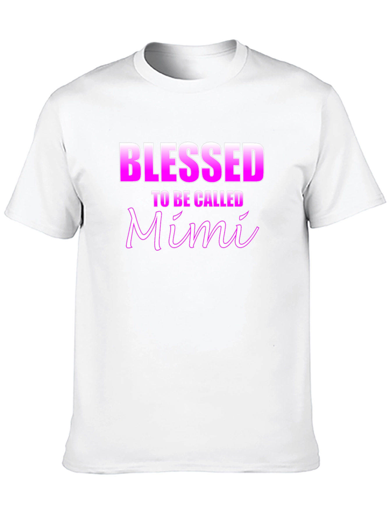 Blessed To Be Called Mimi Black T-Shirt
