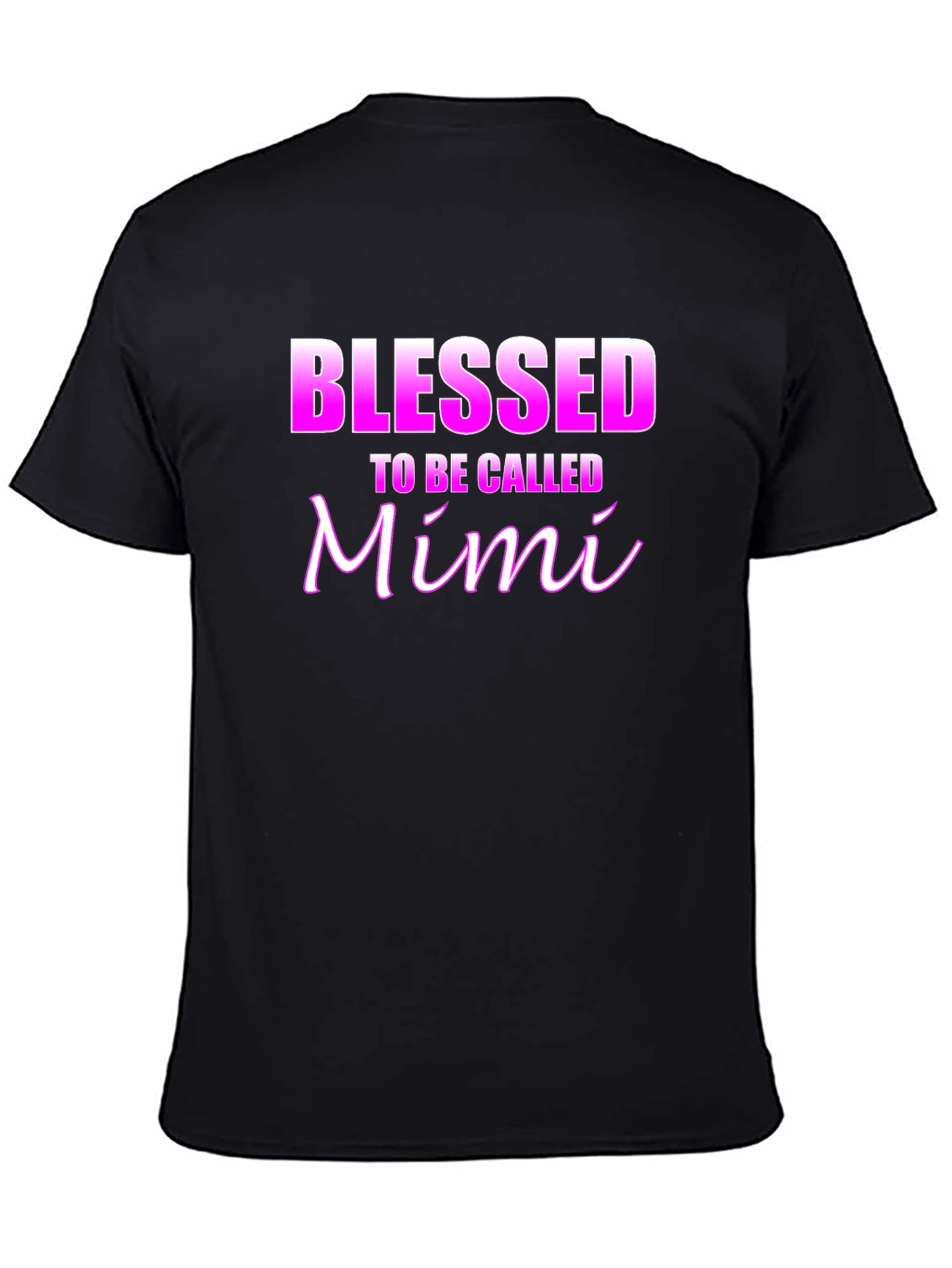 Blessed To Be Called Mimi Black T-Shirt