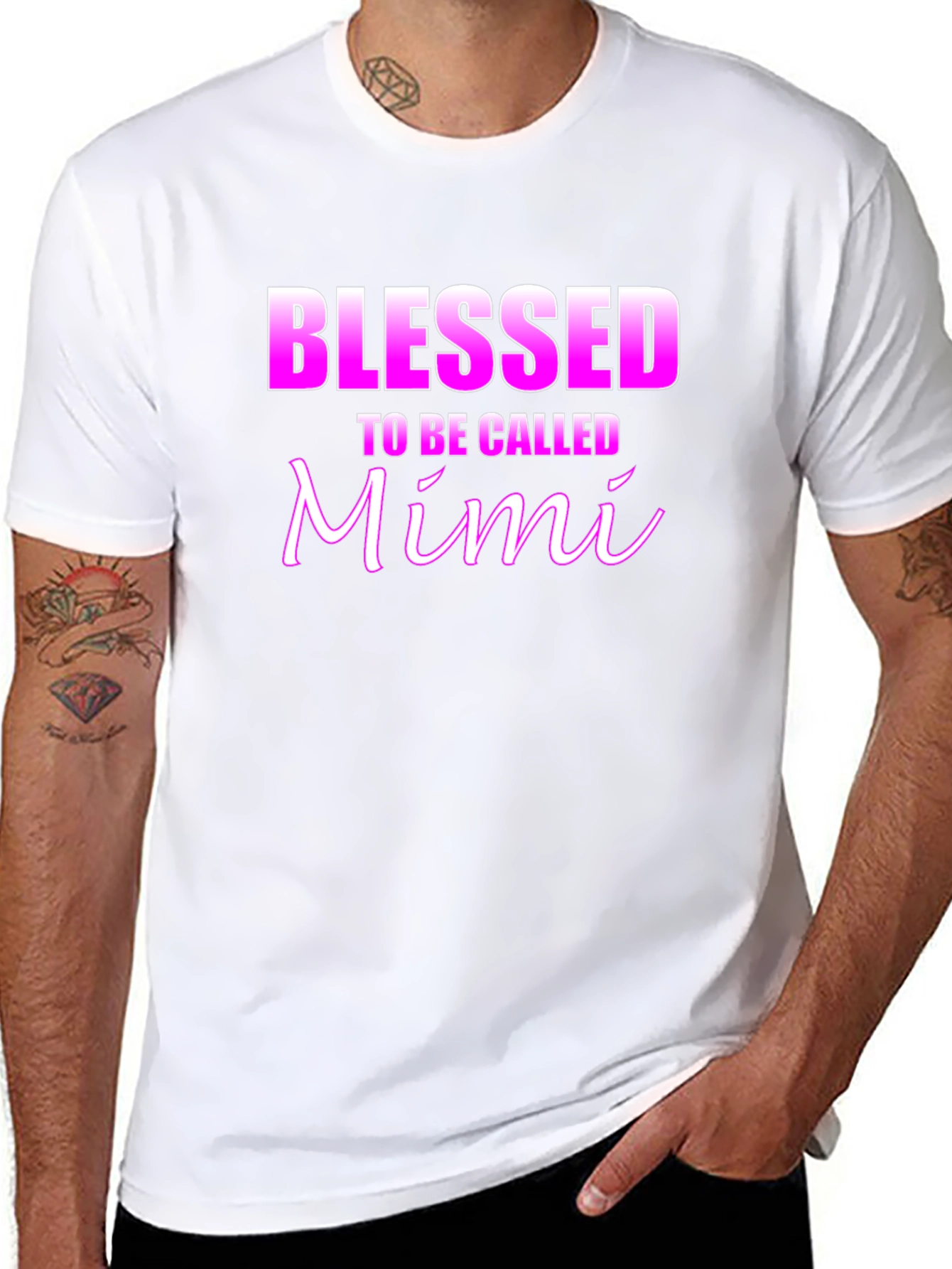 Blessed To Be Called Mimi Black T-Shirt