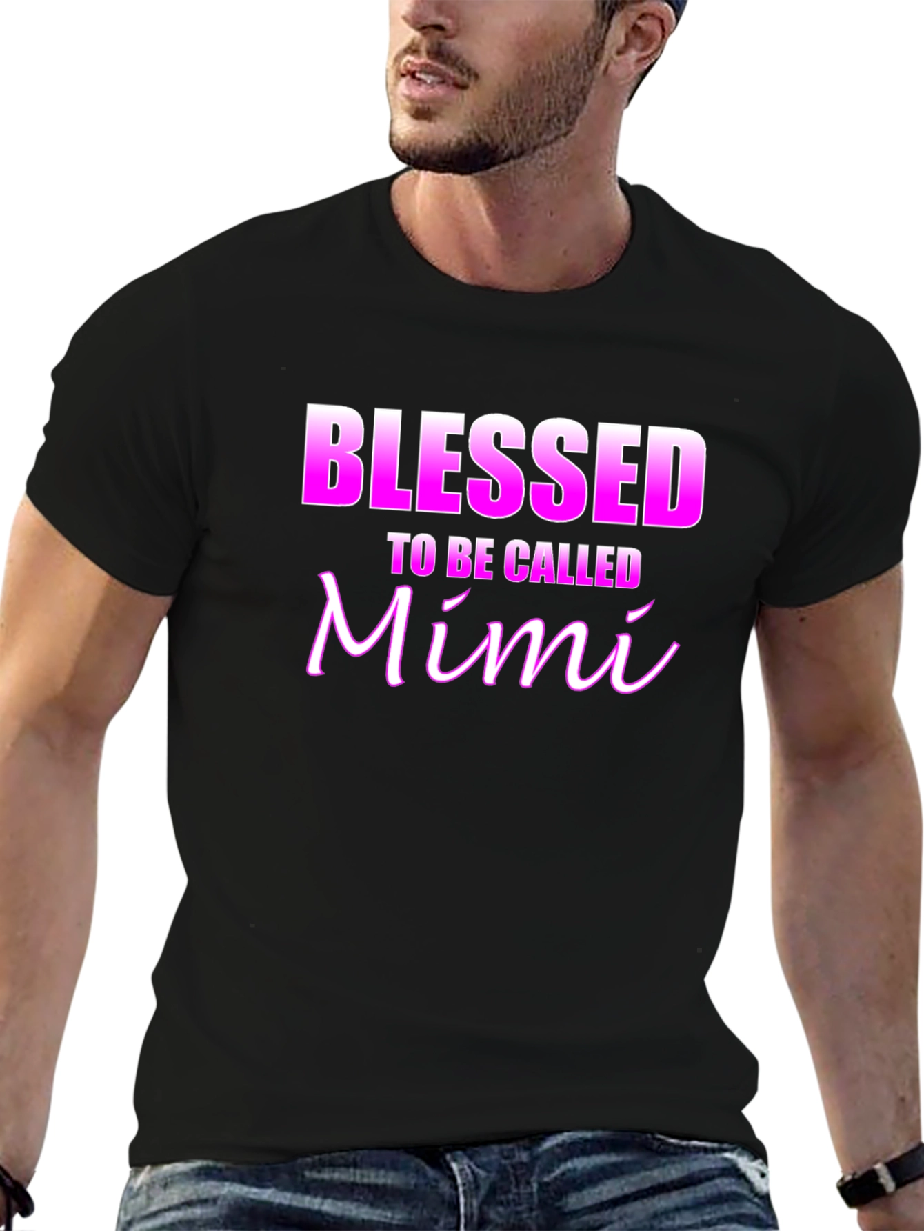 Blessed To Be Called Mimi Black T-Shirt